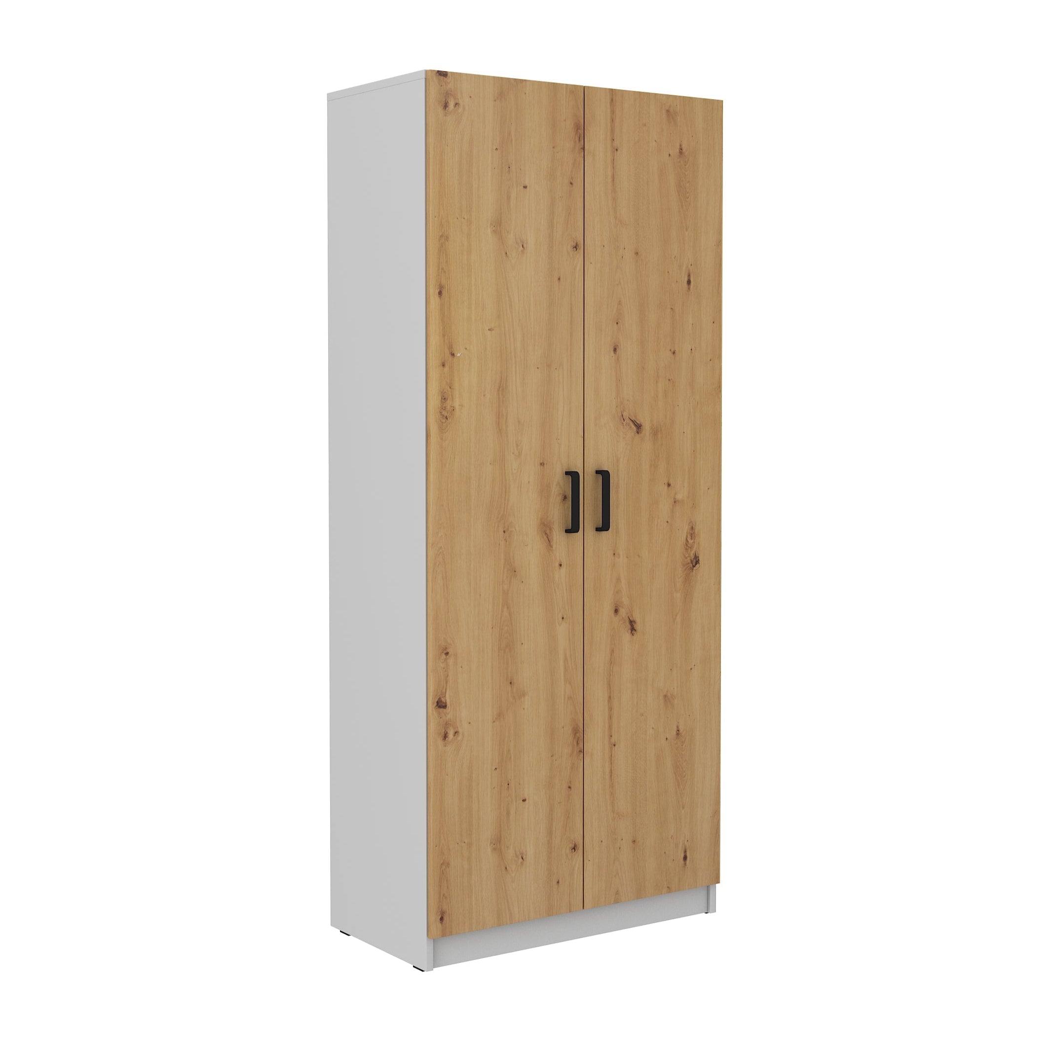 LE Malta 111 2F Kleiderschrank in Artisan-Eiche und Hellgrau