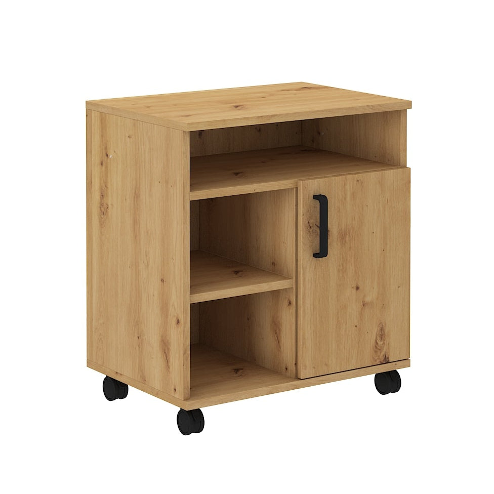 LE Malta 230 1F Niedriger mobiler Unterschrank aus Artisan-Eiche