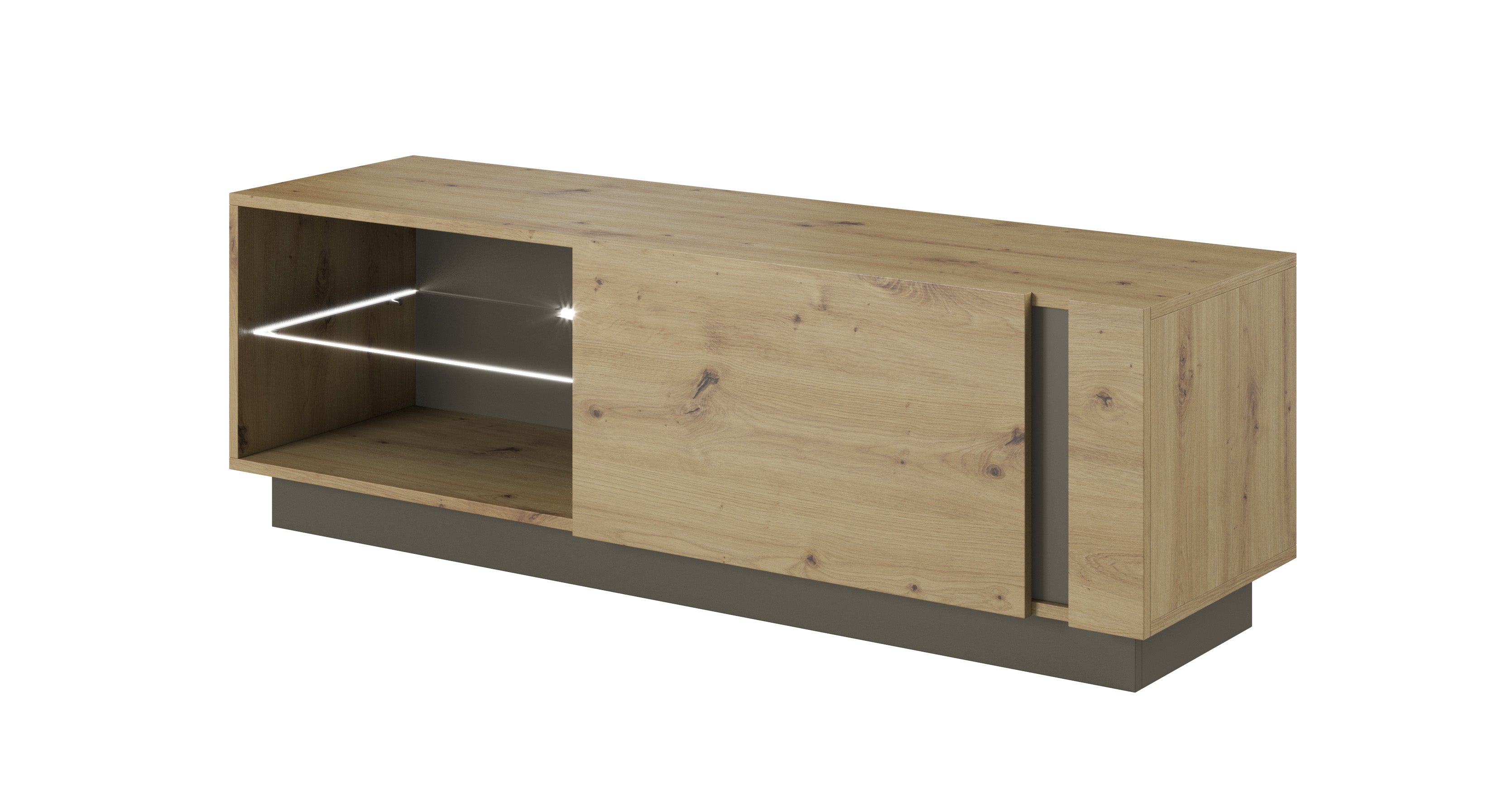 Lask ARCO TV-Ständer 138 – 138,1 x 40 x 45,5 cm – Artisan-Eiche