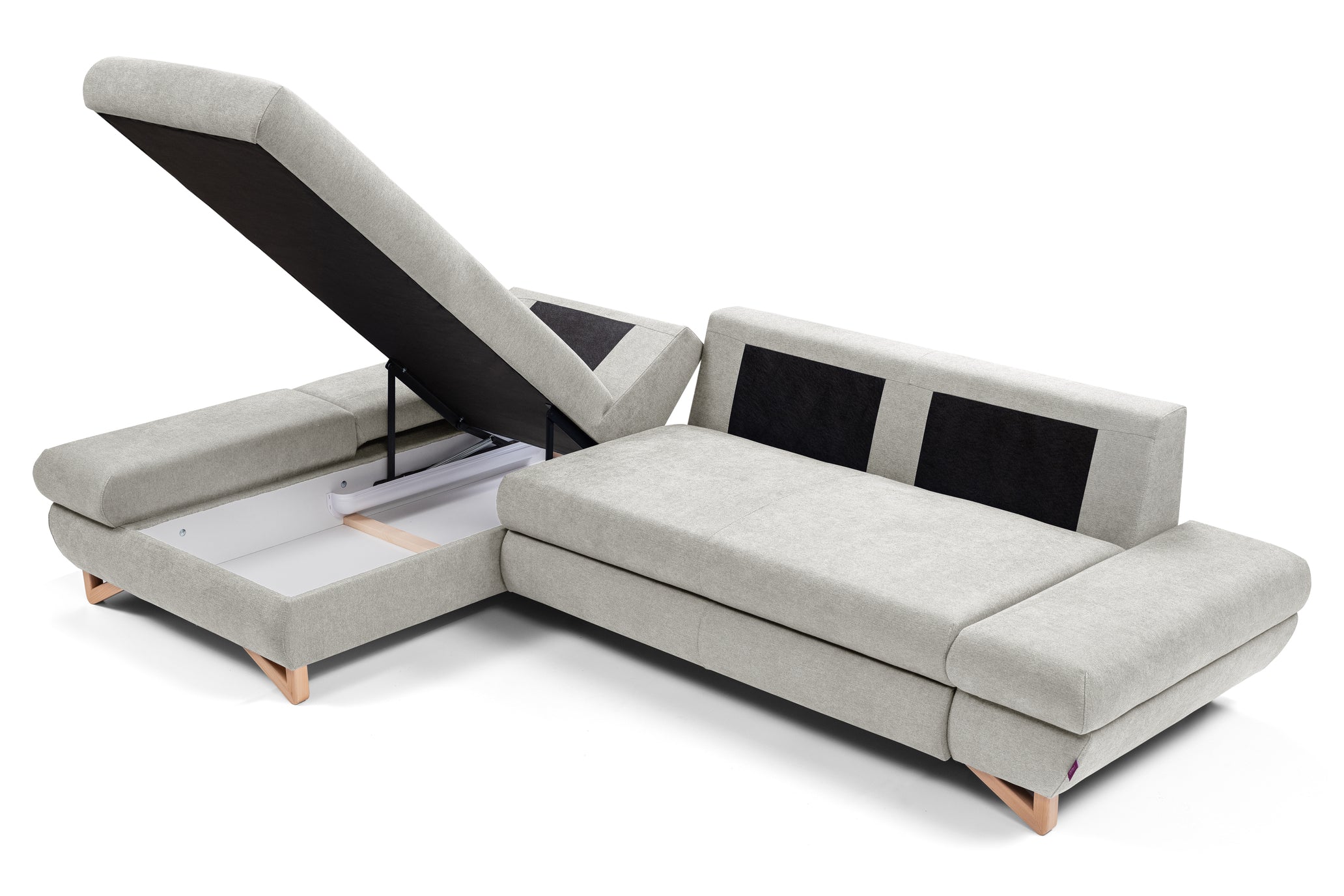 Lask AVESTA Ecksofa – 284 x 166 cm – Links- oder Rechtskonfiguration