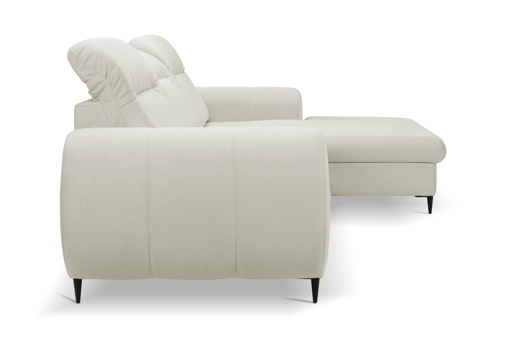 Lask BIANCO Ecksofa mit Schlaffunktion – 275 x 166 cm – Links- oder Rechtskonfiguration