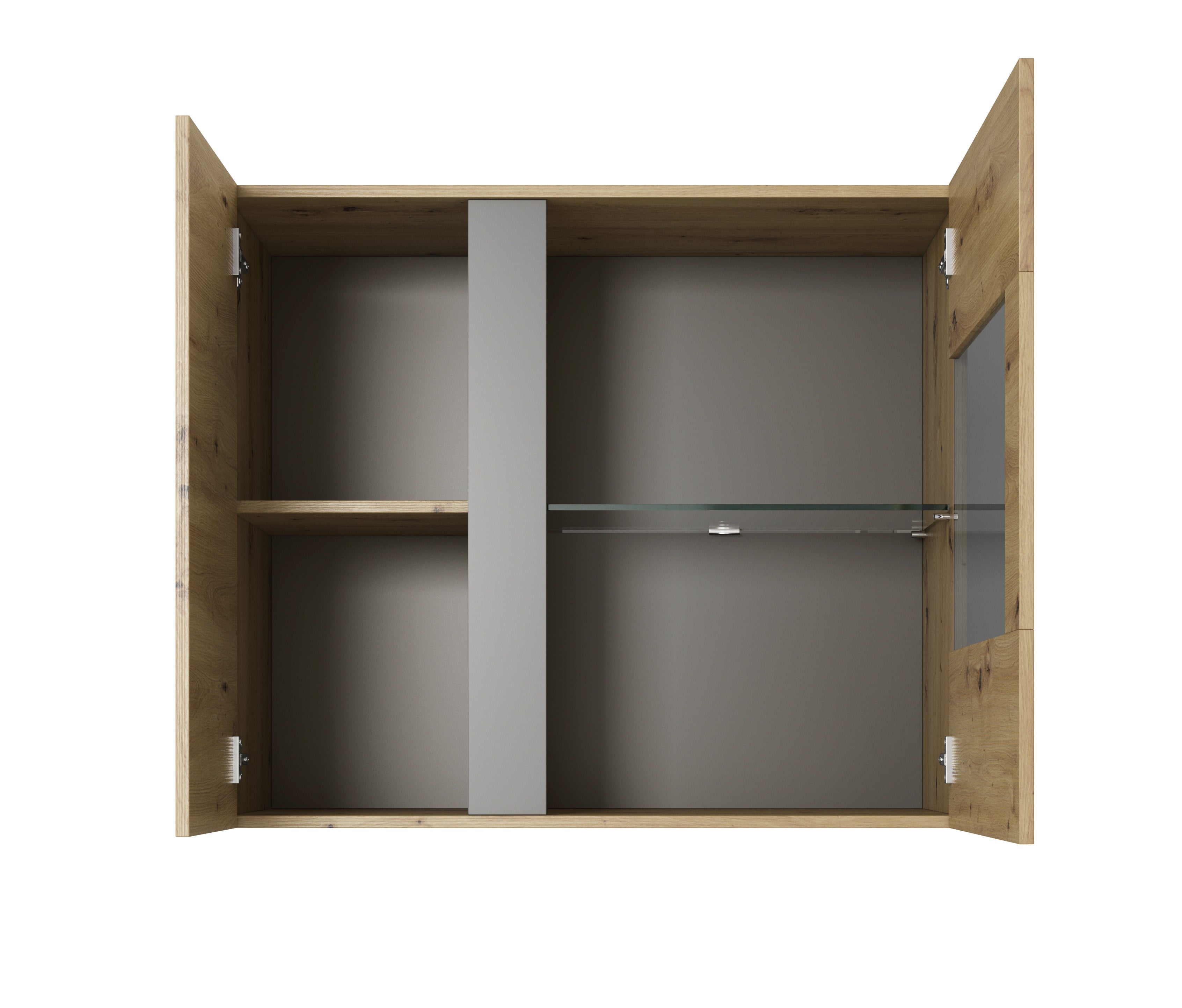 Lask ARCO Sideboard with Display 138 – 138.2 x 40 x 90.5 cm – Artisan Oak