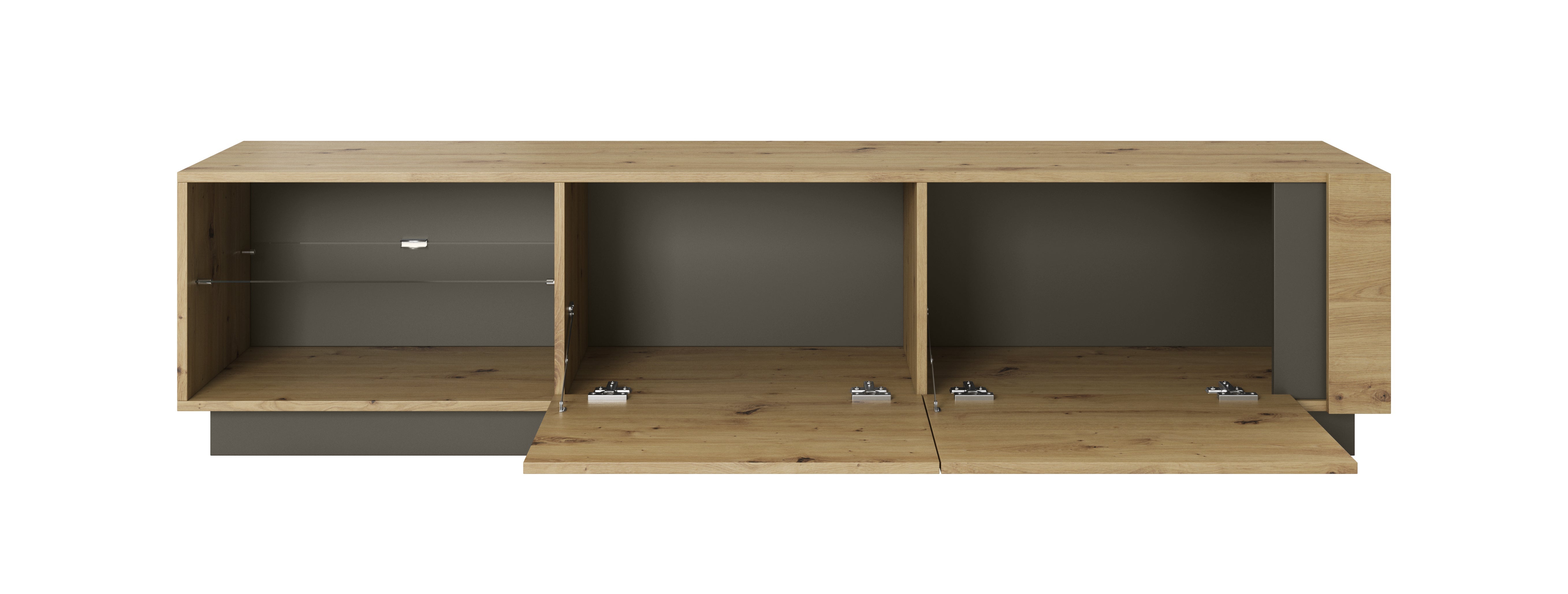 Lask ARCO TV-Ständer 187 – 187,5 x 40 x 45,5 cm – Artisan-Eiche