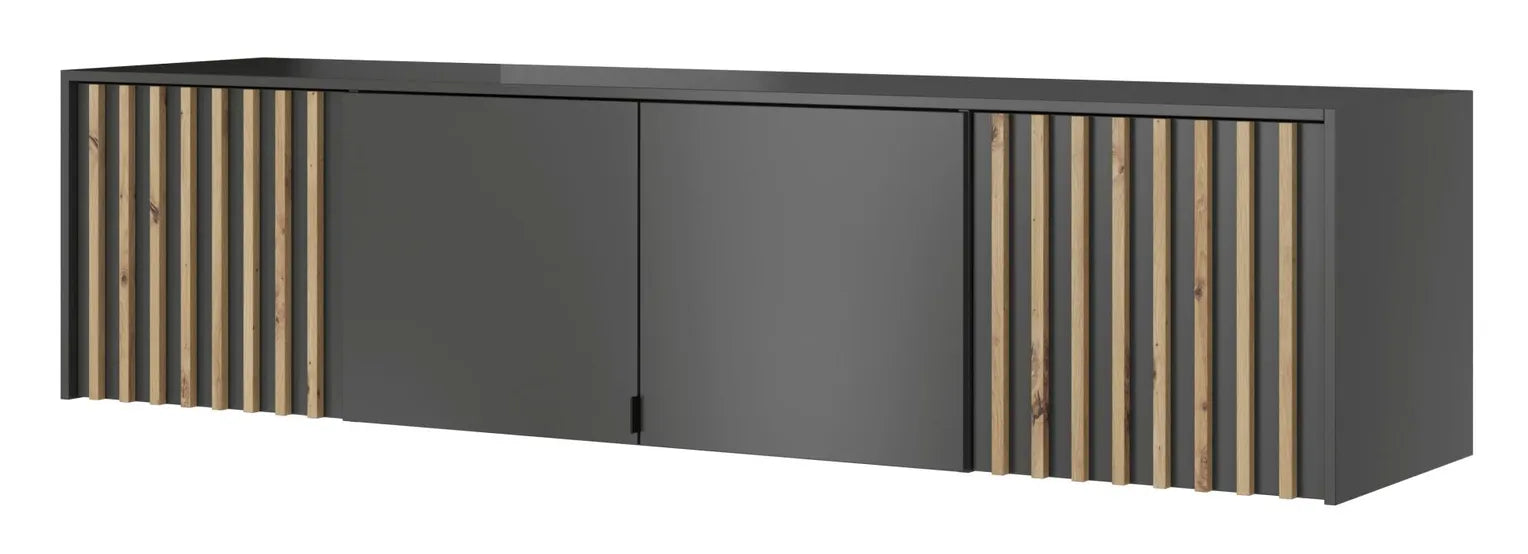 NELLY 4D KLEIDERSCHRANK-ERWEITERUNG IN GRAPHIT / ARTISAN-LAmellIERT
