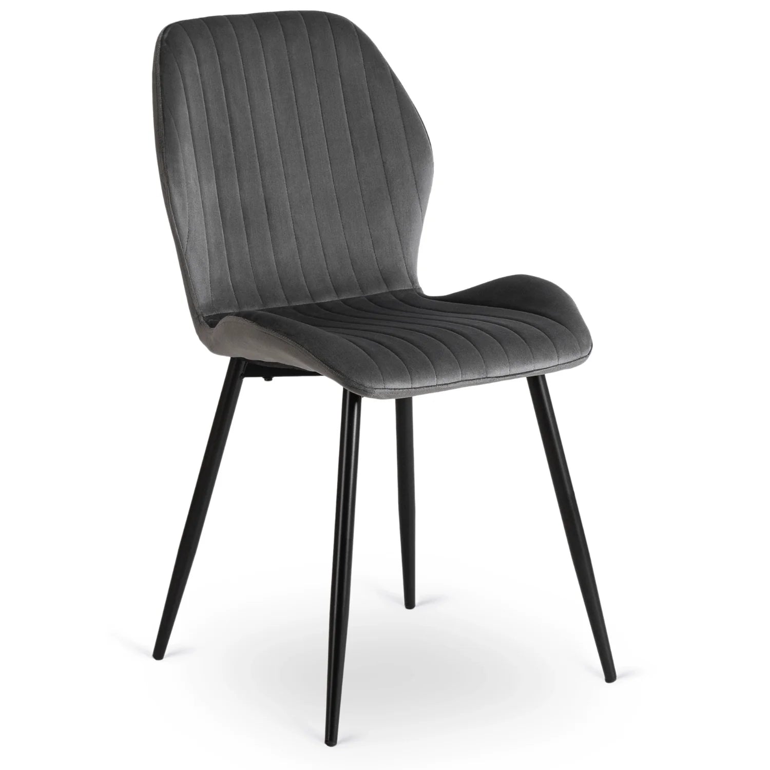 Elite LILAC Grey Velvet Chair – A Perfect Fusion of Elegance & Comfort