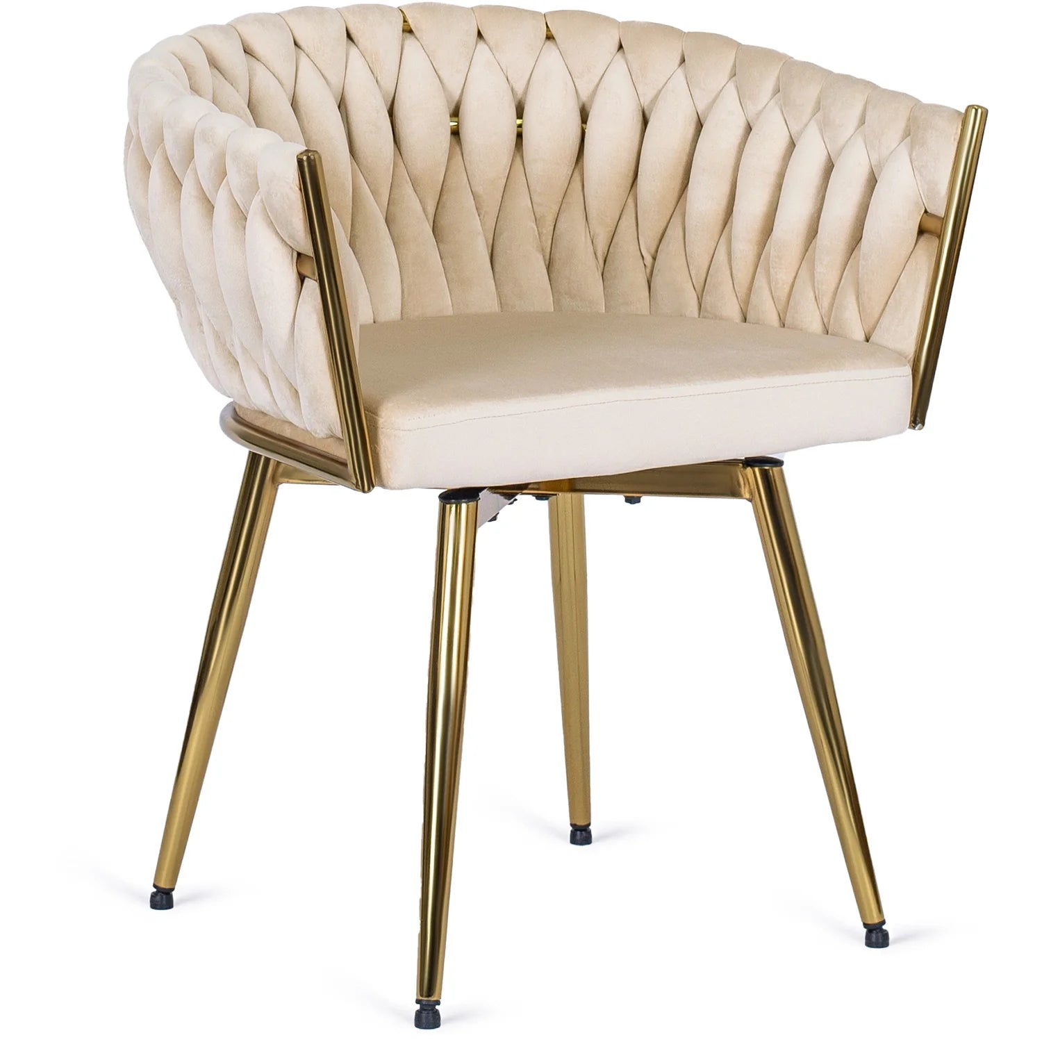 Elite RUBI Swivel Velvet Chair – Luxurious Comfort & Modern Glamour