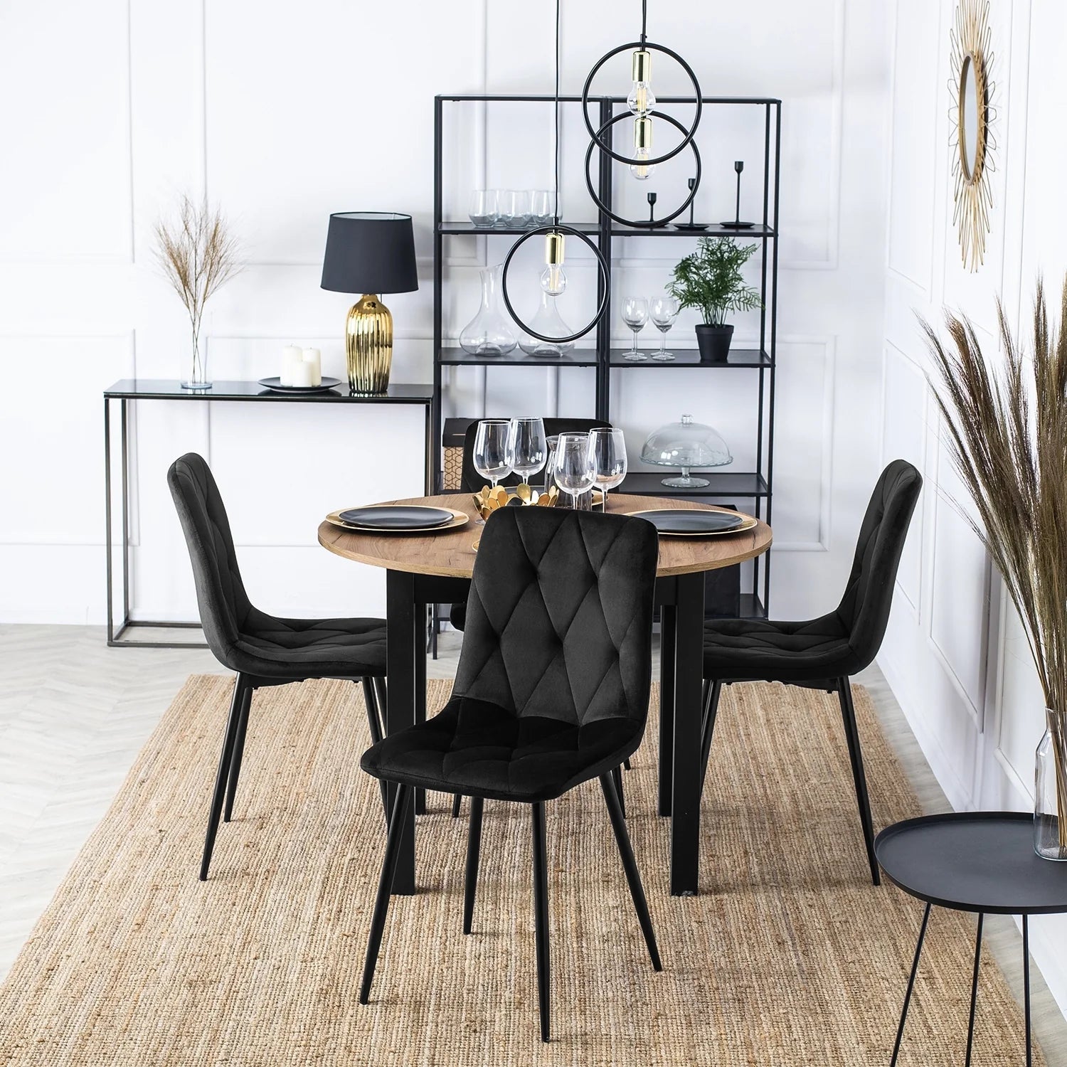 Elite ROBIN 2 Black Upholstered Chair – A Timeless Choice for Modern Interiors