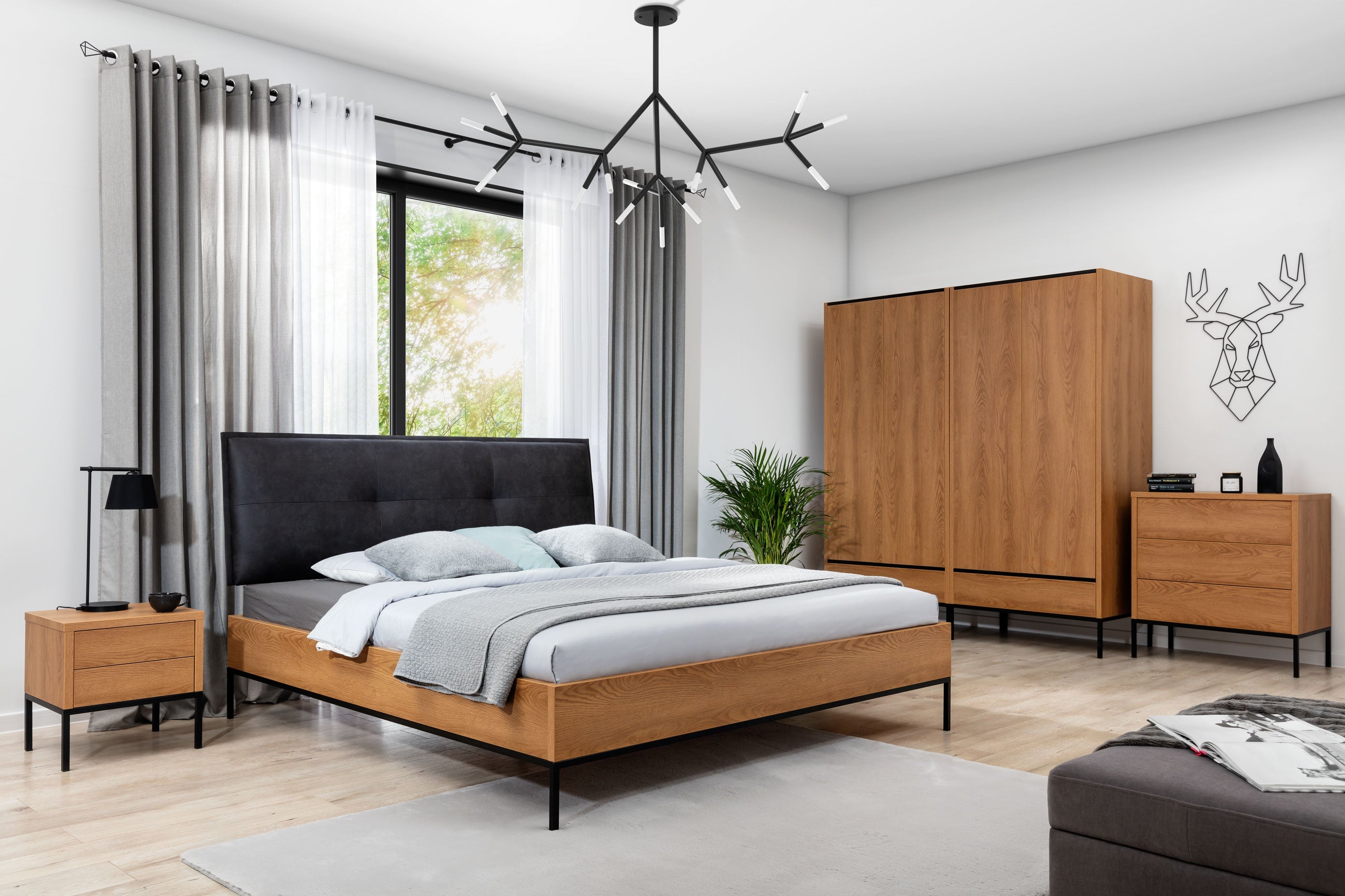 NE Loft Caramel – Bett 180 x 200 cm (ohne Stauraum)