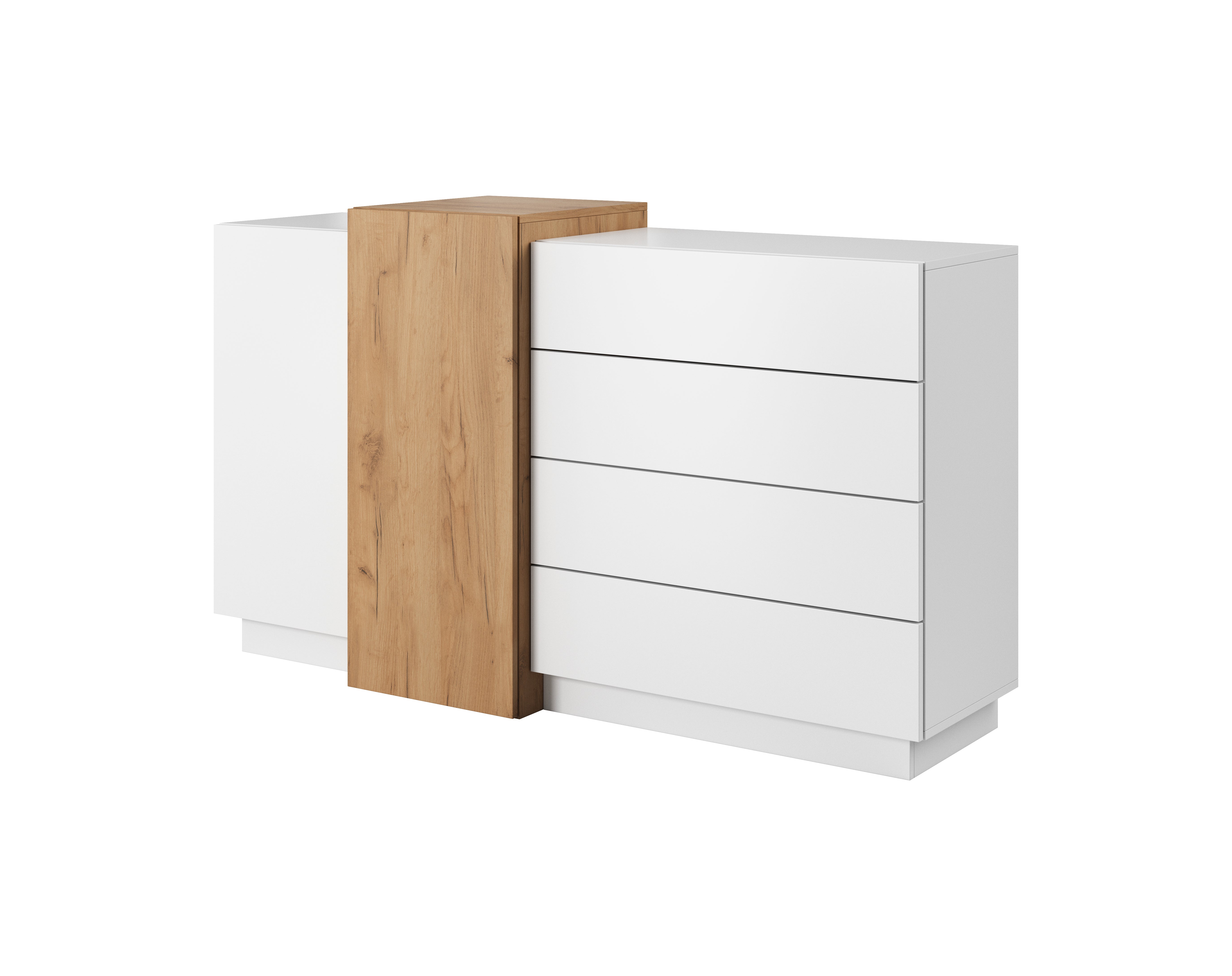 Lask 3D – Sideboard 2 Türen, 4 Schubladen