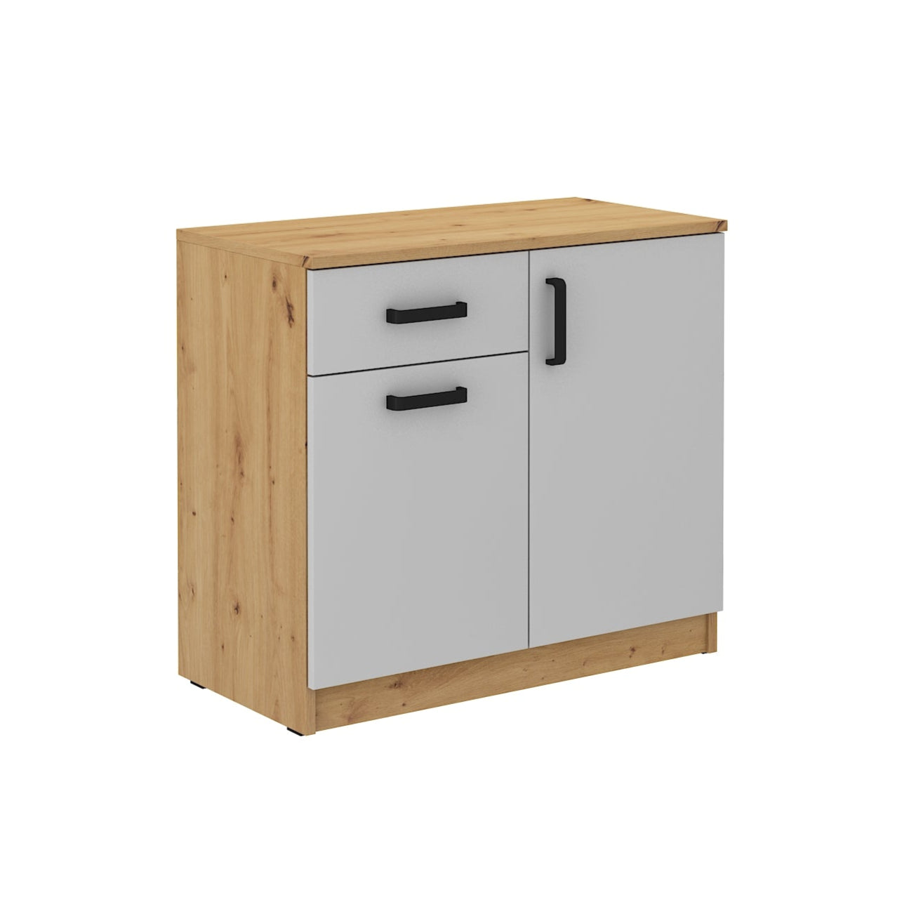 LE Malta 820 2F1S Sideboard in Hellgrau &amp; Artisan-Eiche
