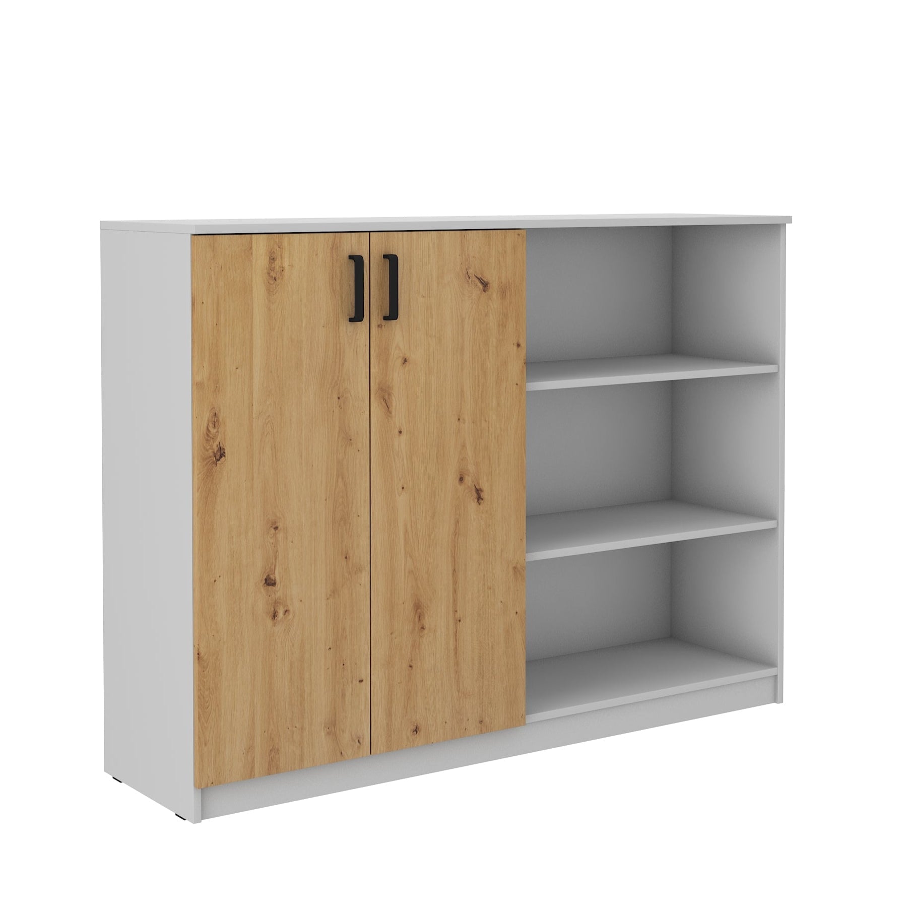 LE Malta 830 2F Sideboard in Artisan-Eiche &amp; Hellgrau