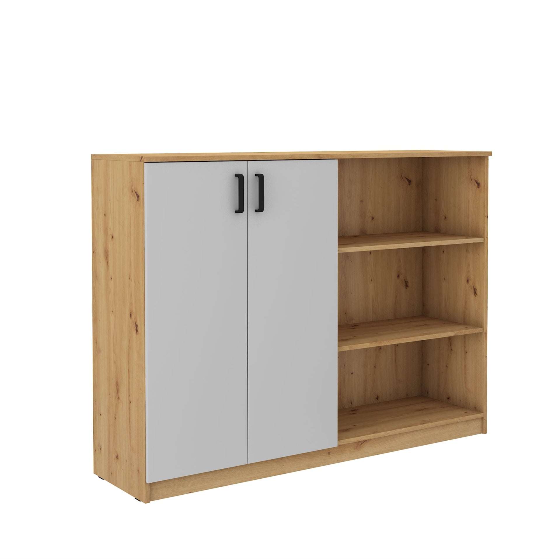LE Malta 830 2F Sideboard in Hellgrau &amp; Artisan-Eiche