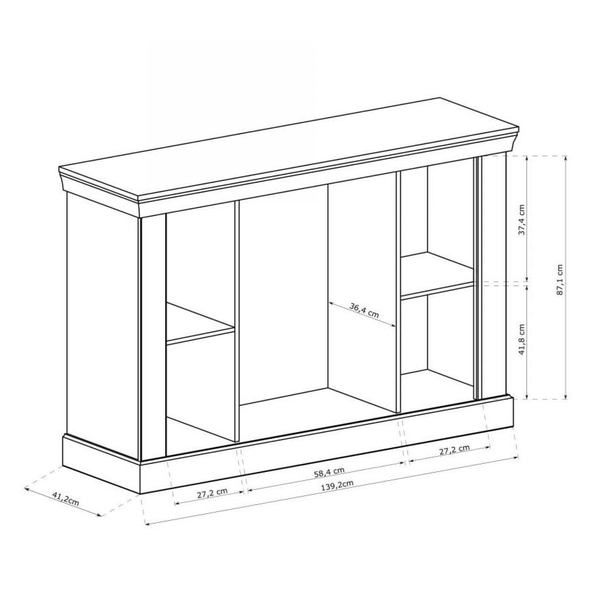S-Antica Sideboard Eiche hell A-1