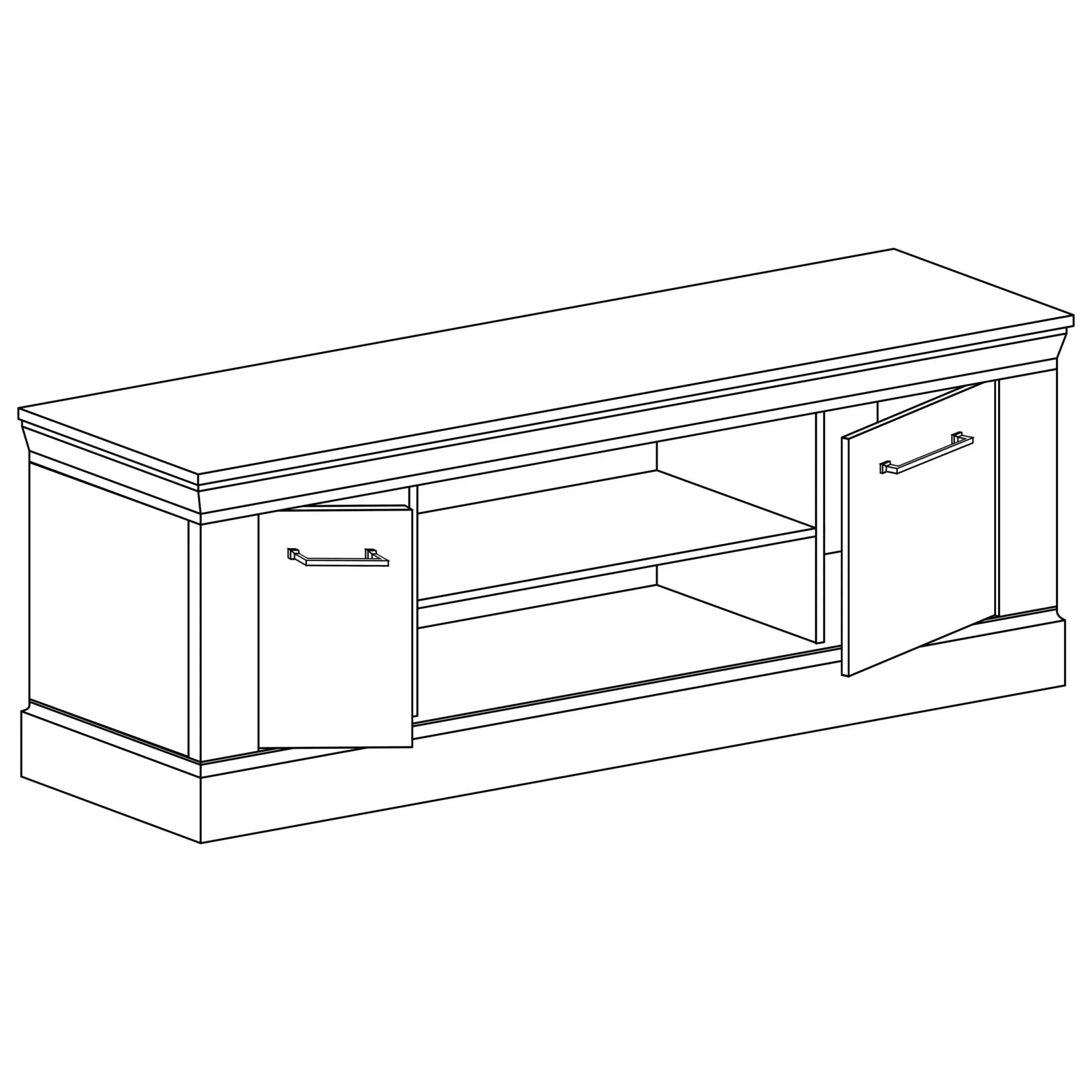 S-Antica A-15 Klassischer TV-Schrank Kraft Gold