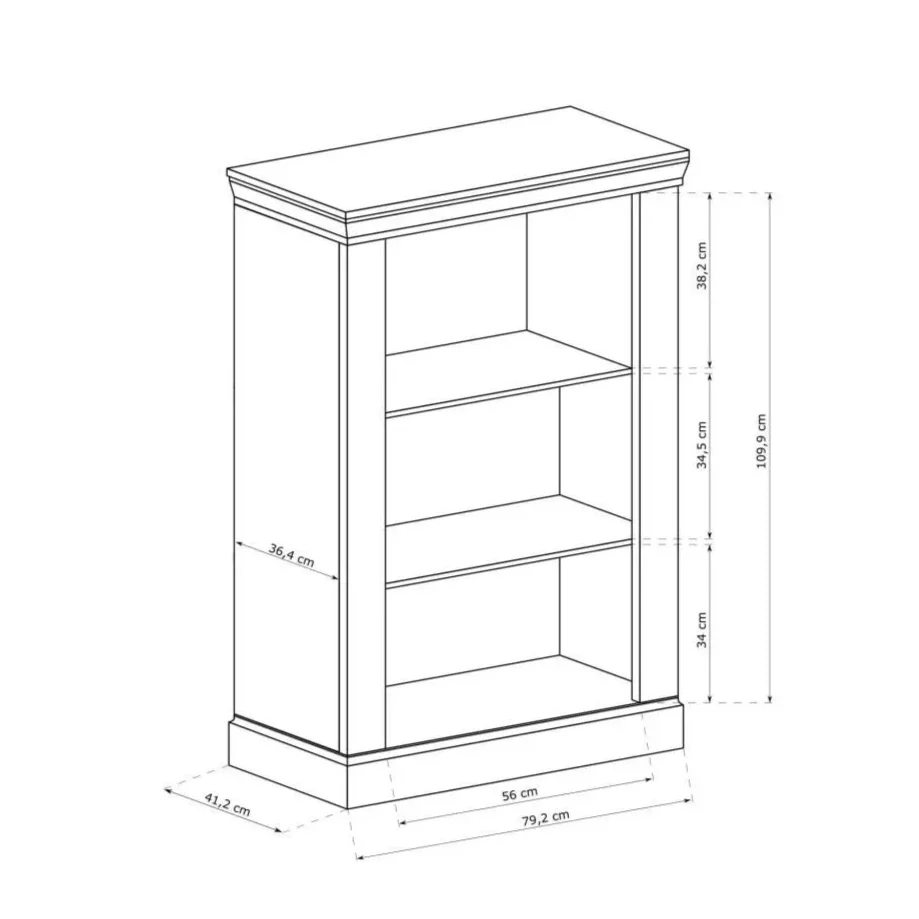 S-Antica Chest of Drawers Kraft Gold A-3