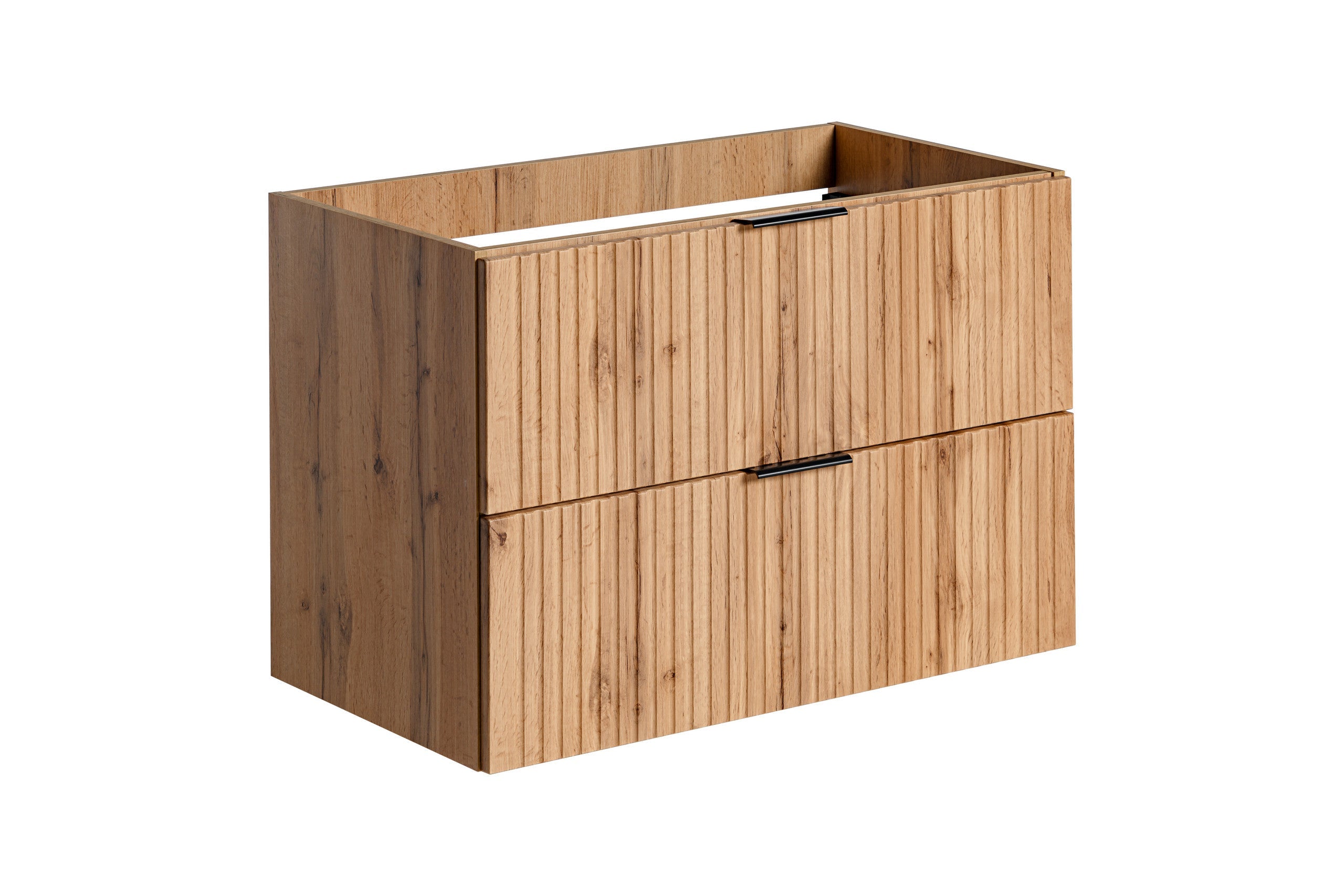 Adel Eiche Badezimmer mit Hochschrank Smile 80 cm SET-ADO