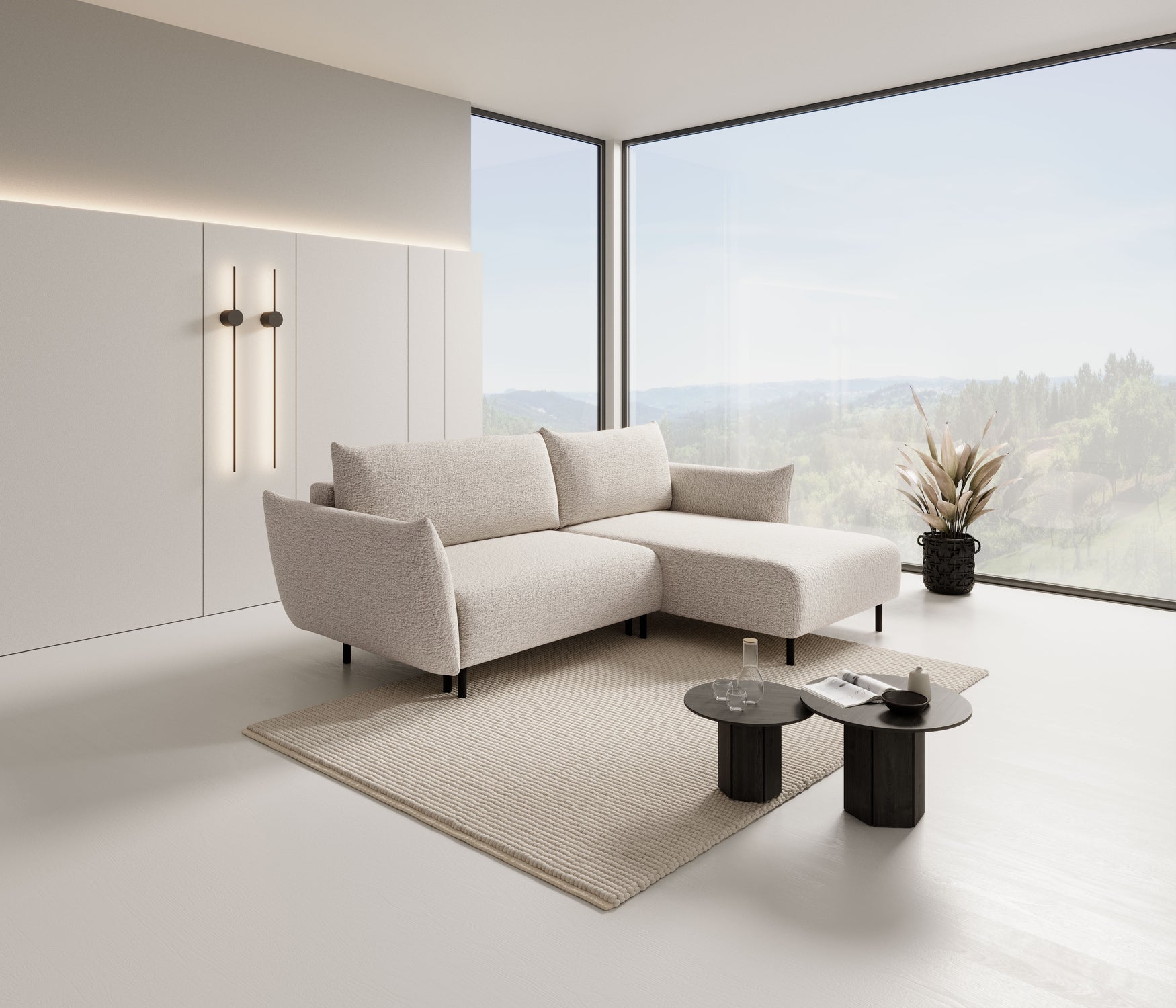 Lask Adel Universal-Ecksofa – 257 x 171 cm