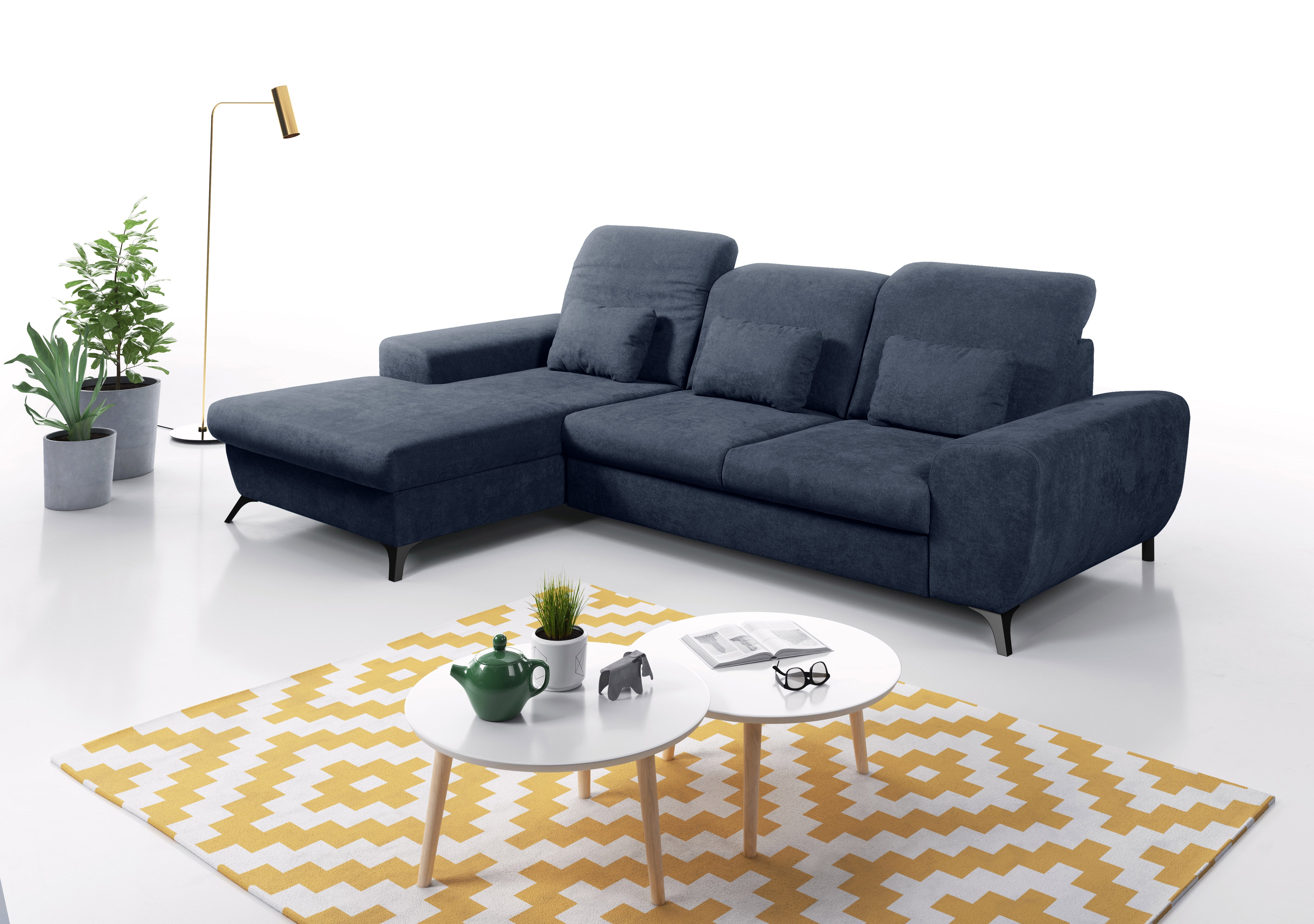 Lask ALTA Ecksofa – 279,5 x 164 cm – Links- oder Rechtskonfiguration