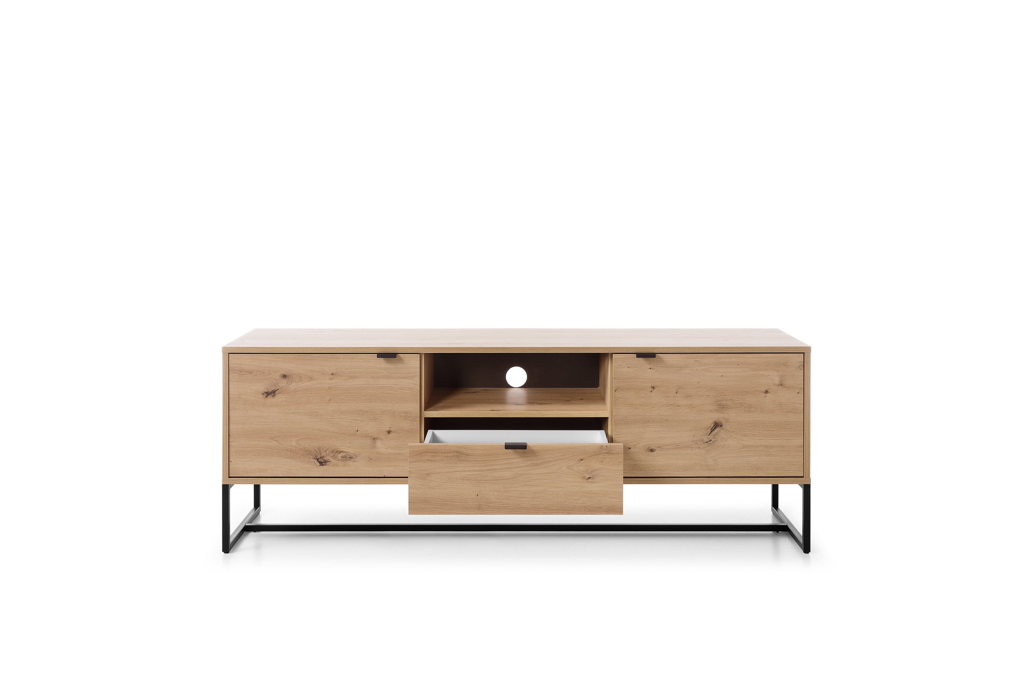 Amber TV-Ständer - Moderner Loft-Stil und Funktionalität in einem Fernsehschrank