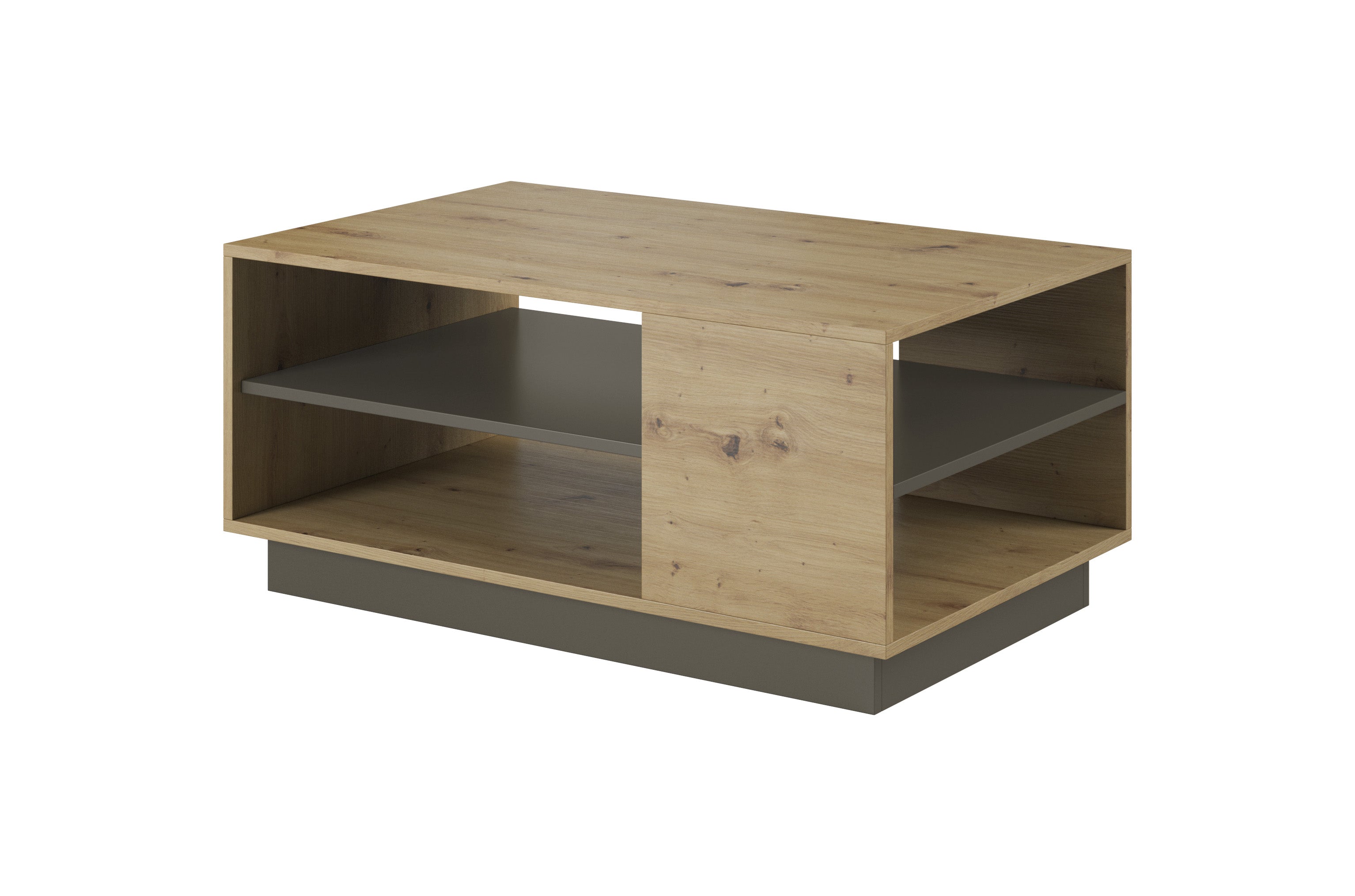 Lask ARCO Couchtisch – 100 x 60 x 45,5 cm – Artisan-Eiche