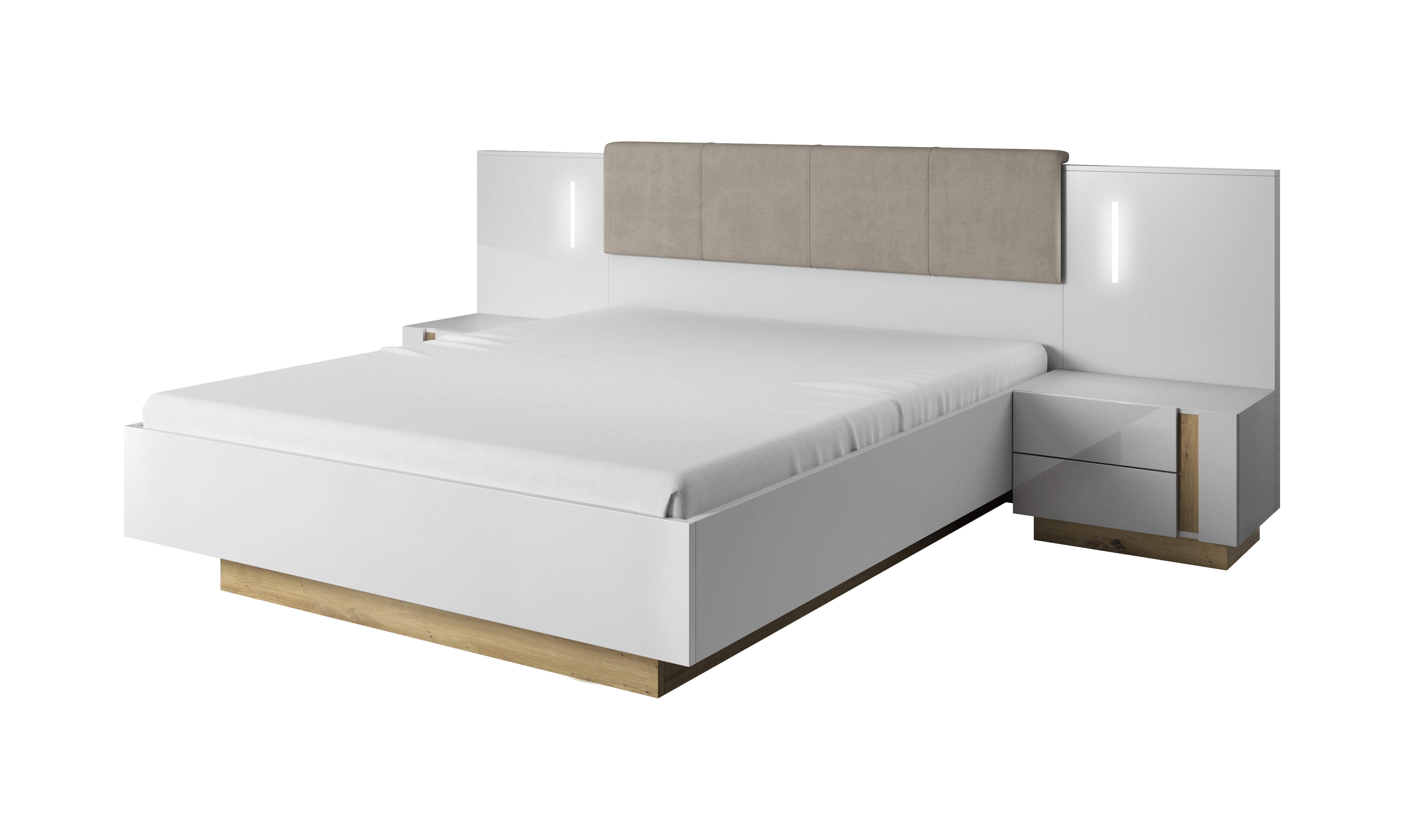 Laskarco Weiß – Bett