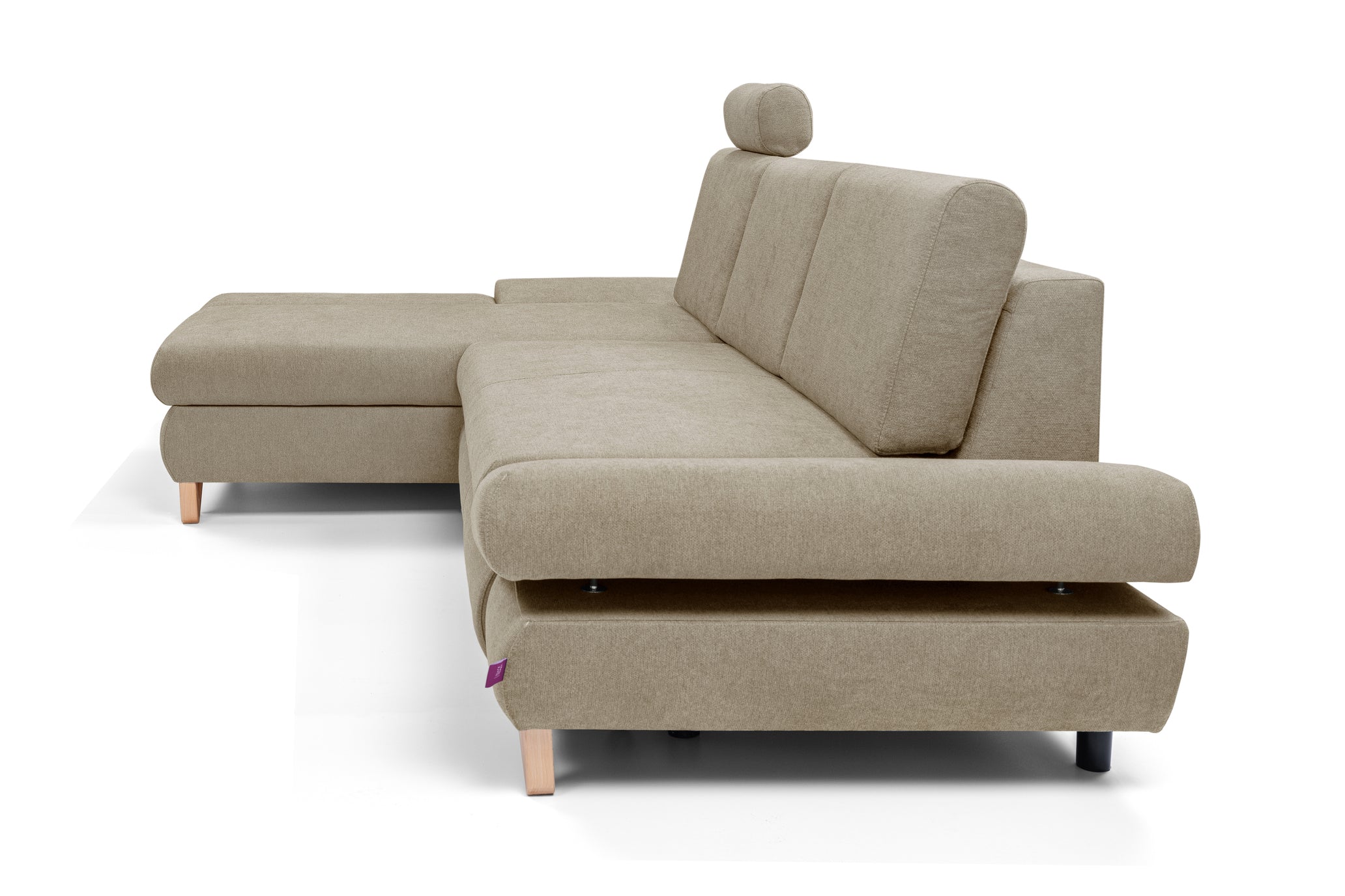 Lask AVESTA Ecksofa – 284 x 166 cm – Links- oder Rechtskonfiguration