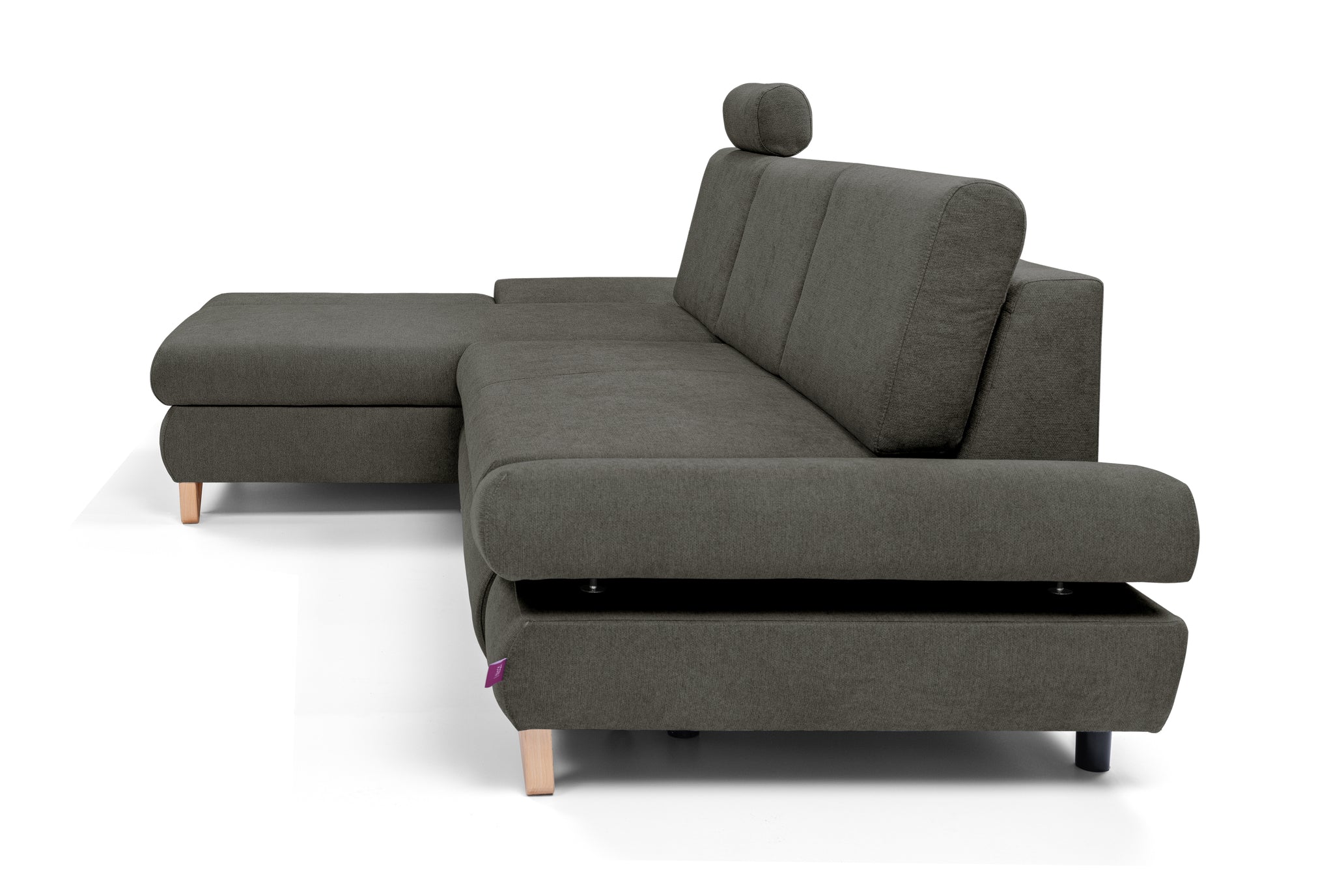 Lask AVESTA Ecksofa – 284 x 166 cm – Links- oder Rechtskonfiguration