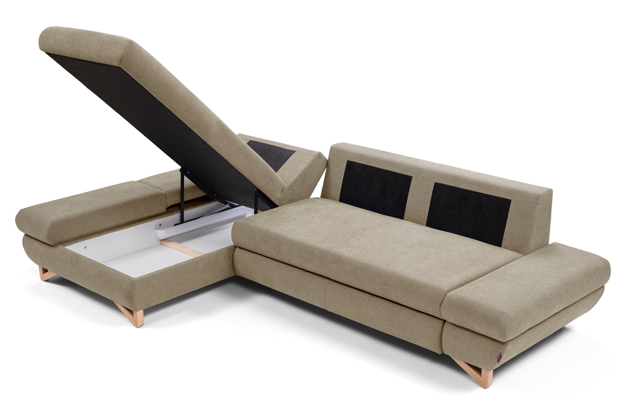 Lask AVESTA Ecksofa – 284 x 166 cm – Links- oder Rechtskonfiguration