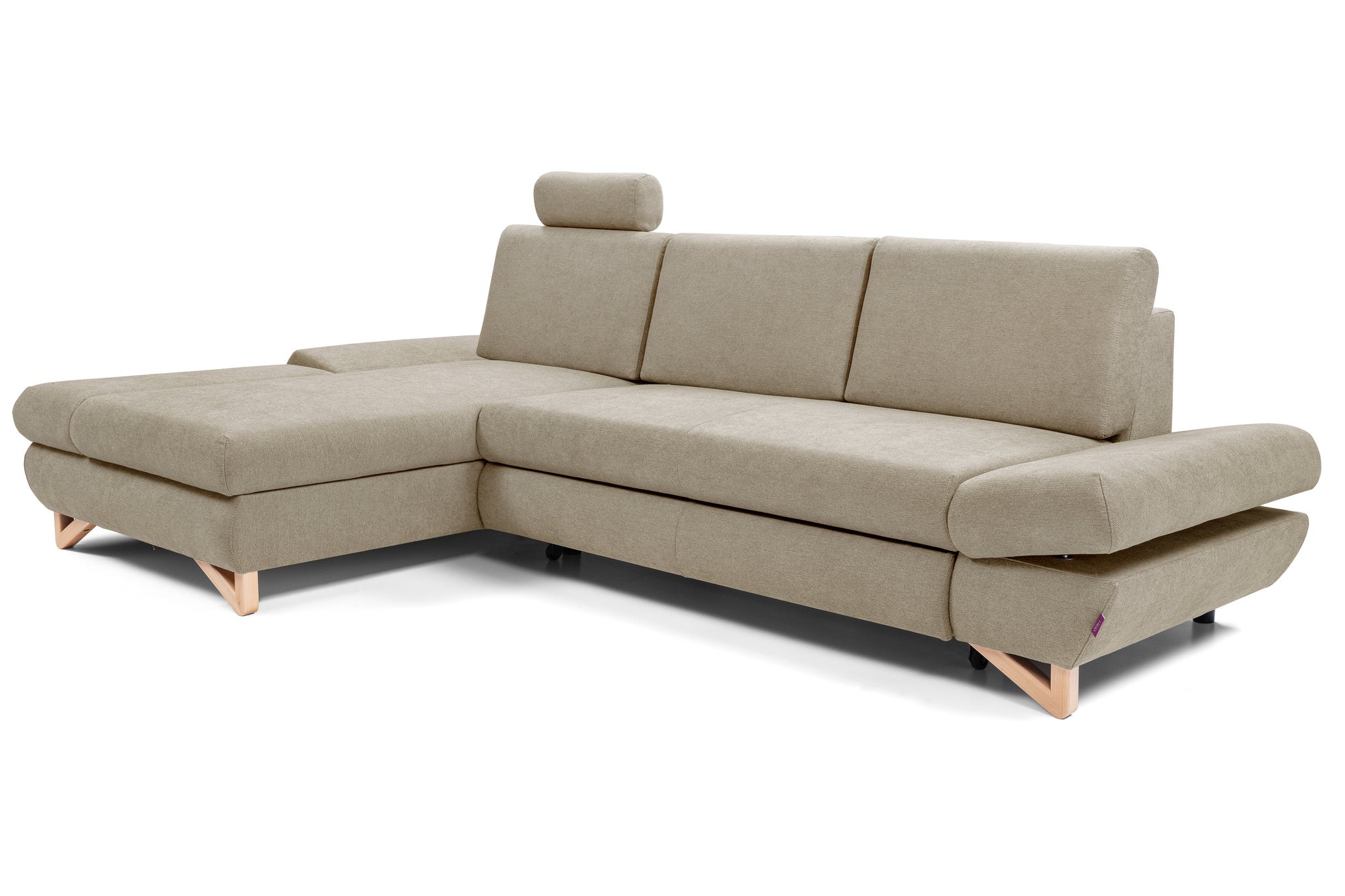 Lask AVESTA Ecksofa – 284 x 166 cm – Links- oder Rechtskonfiguration