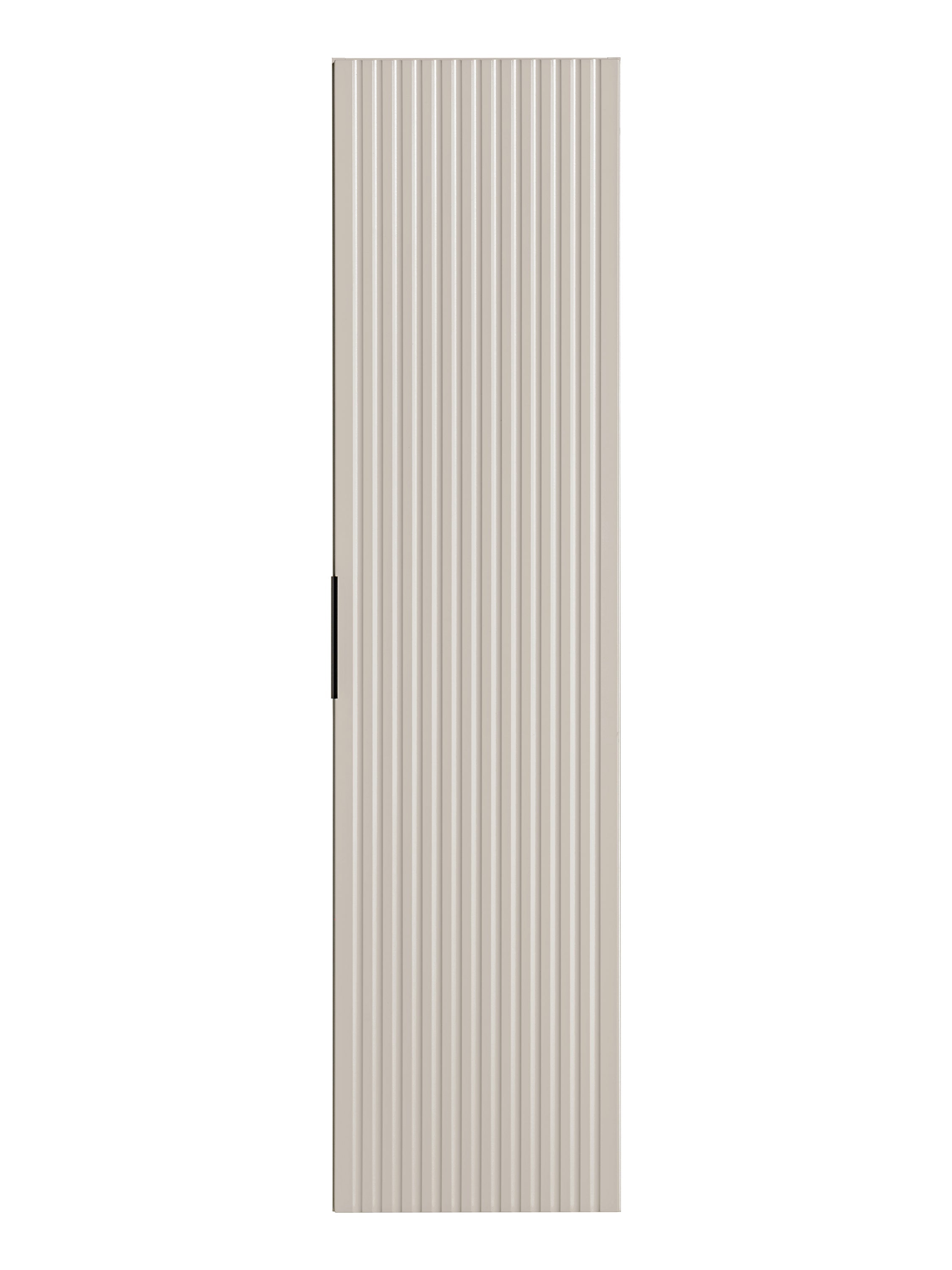Adel Cashmere Bad-Set mit Hochschrank 80 cm, Griff schwarz, SSET-ADC B WOTAN