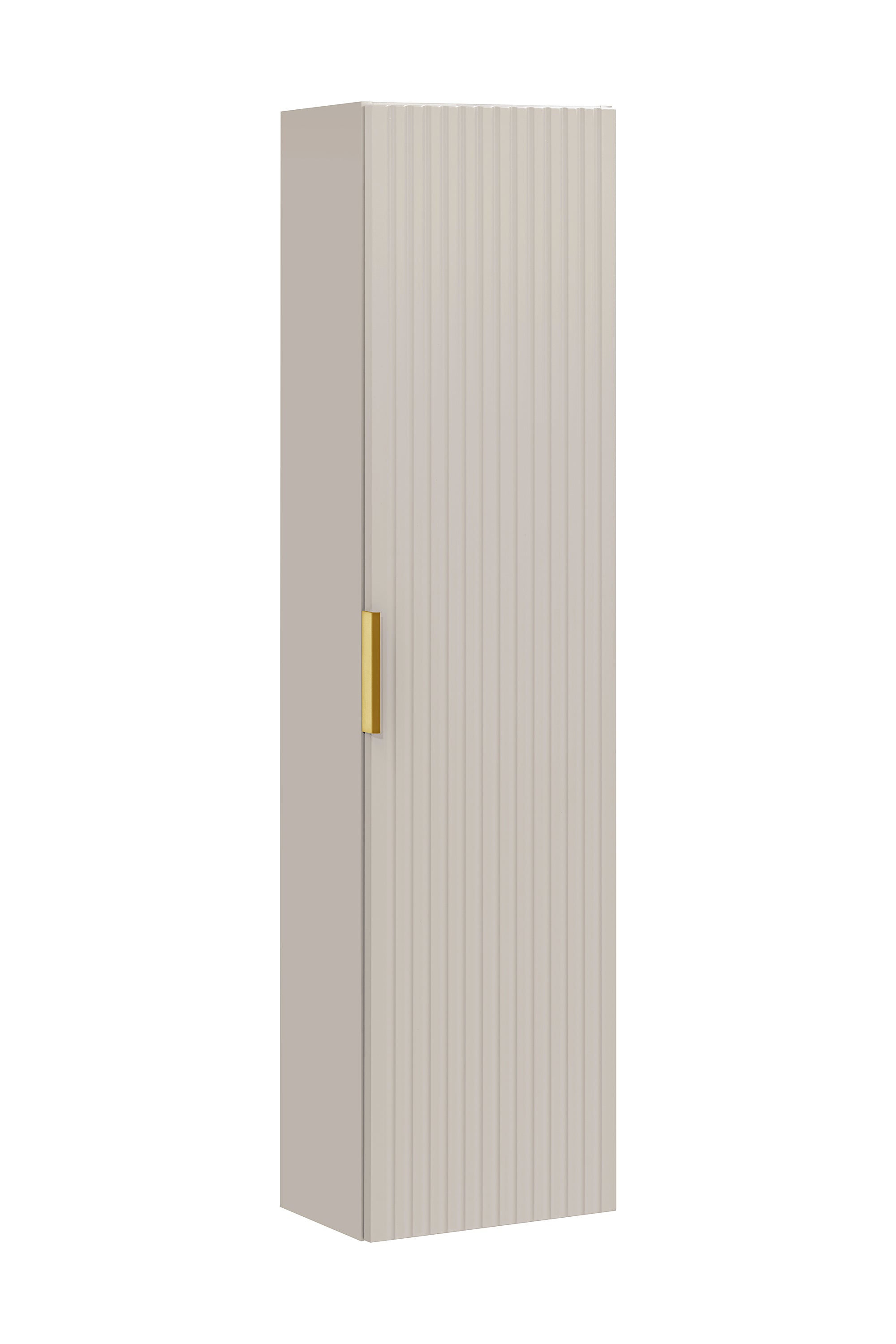 Adel Cashmere Gold Handle Bathroom with High Cabinet 120 cm SET-ADC B