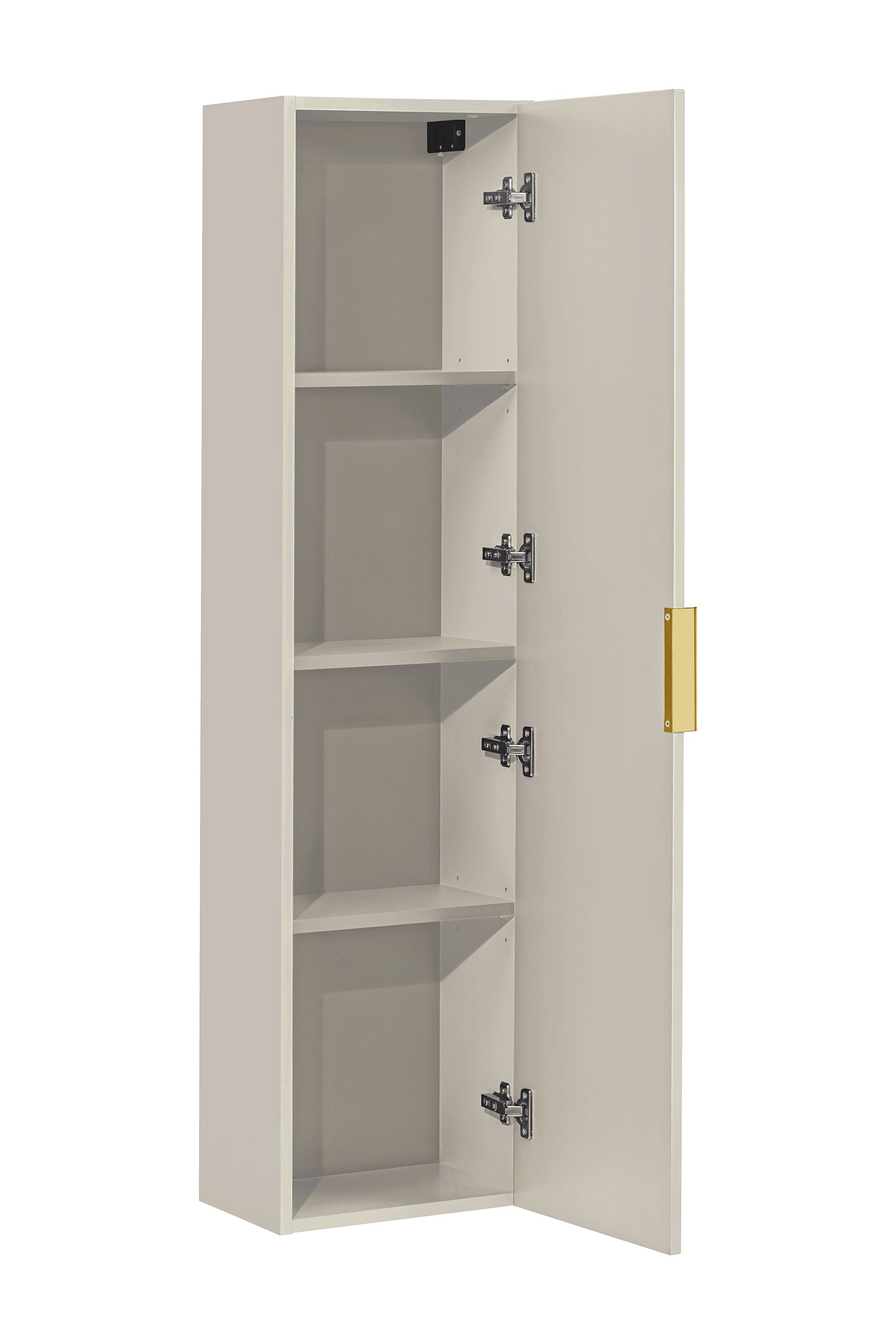 Adel Cashmere Gold Handle Bathroom with High Cabinet 120 cm SET-ADC B