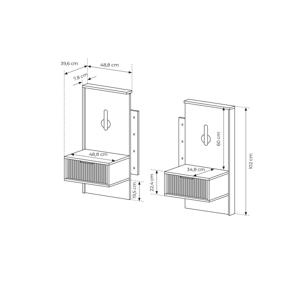Lask Baltic – Bedside Table (Set of 2)