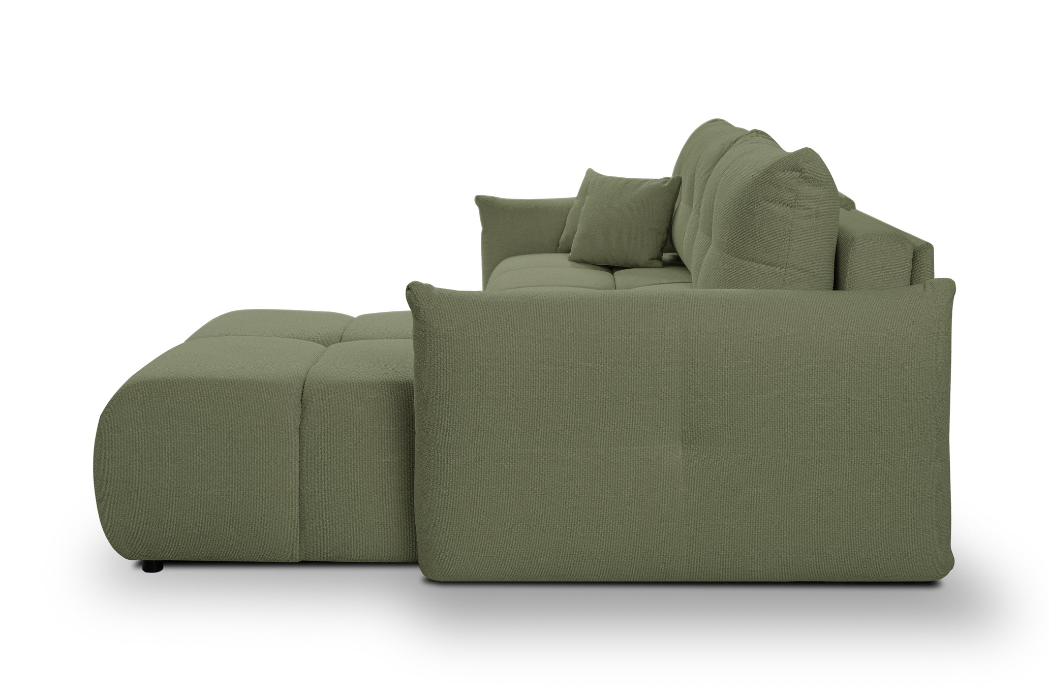 Lask BASE Ecksofa mit Schlaffunktion – 257 x 177 cm – Links- oder Rechtskonfiguration