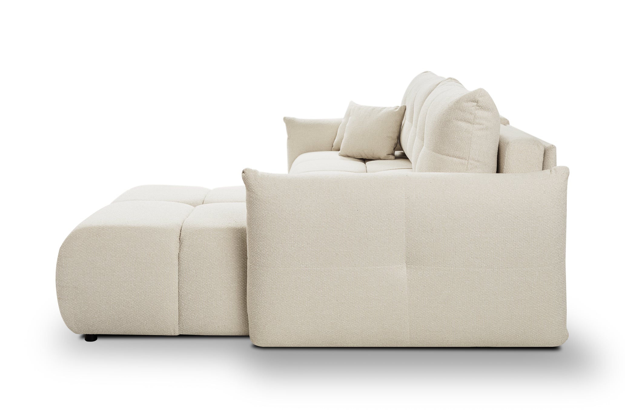 Lask BASE Ecksofa mit Schlaffunktion – 257 x 177 cm – Links- oder Rechtskonfiguration
