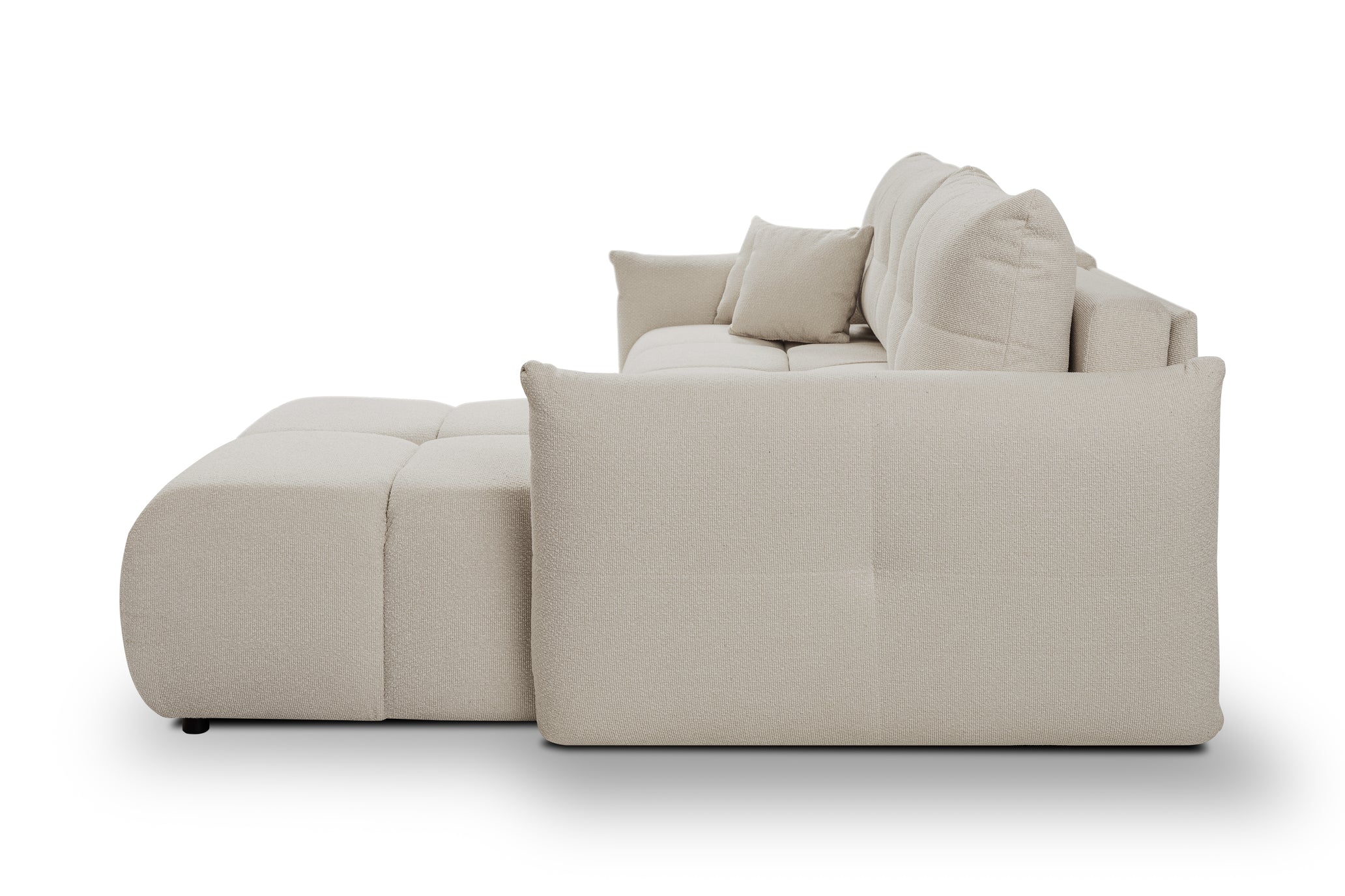 Lask BASE Ecksofa mit Schlaffunktion – 257 x 177 cm – Links- oder Rechtskonfiguration