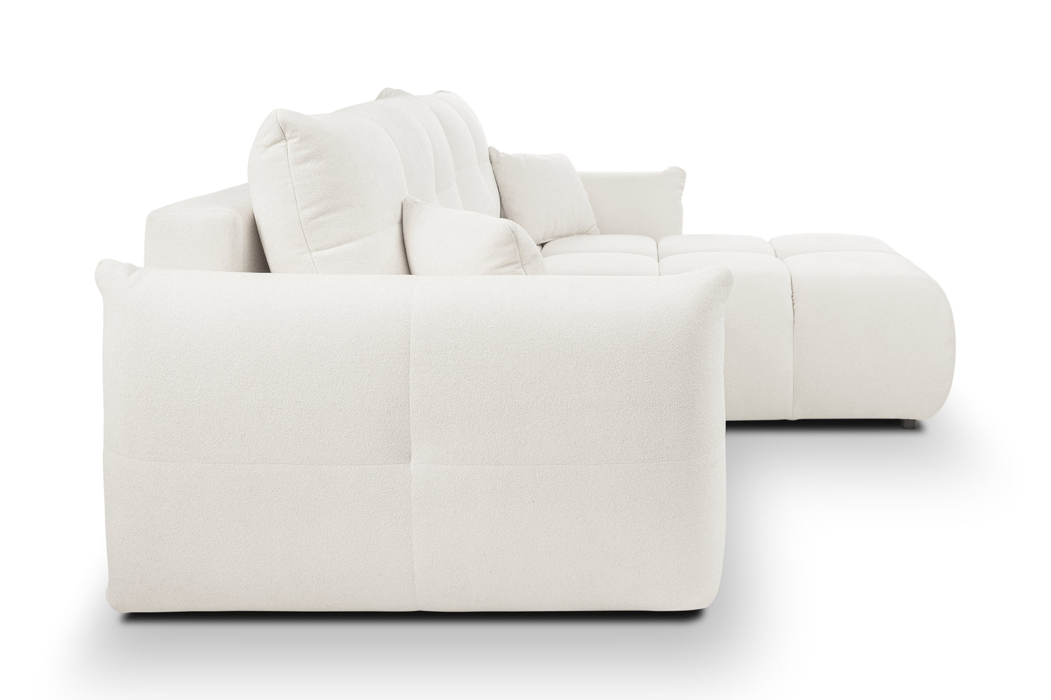 Lask BASE Ecksofa mit Schlaffunktion – 257 x 177 cm – Links- oder Rechtskonfiguration