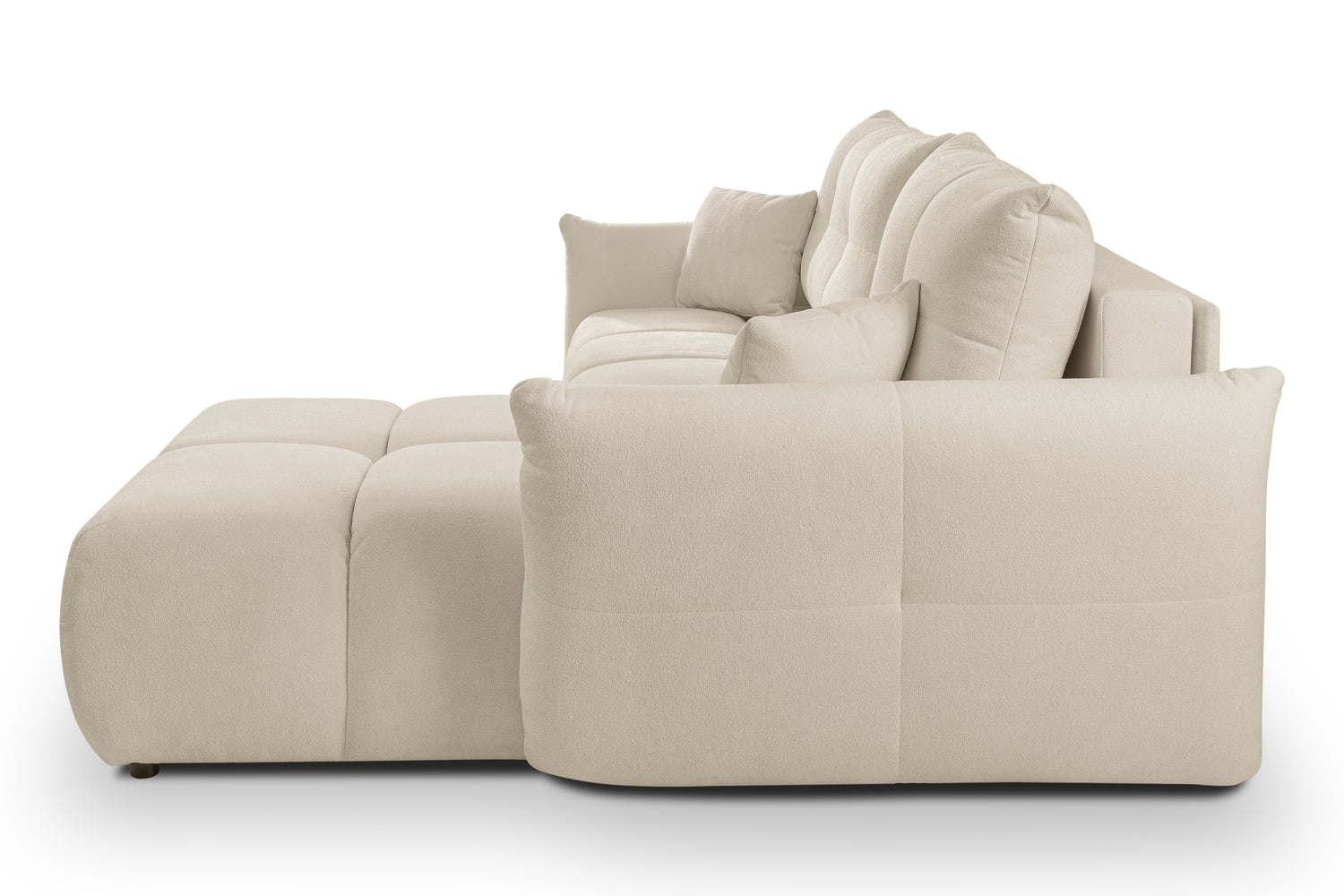 Lask BASE Ecksofa mit Schlaffunktion – 257 x 177 cm – Links- oder Rechtskonfiguration