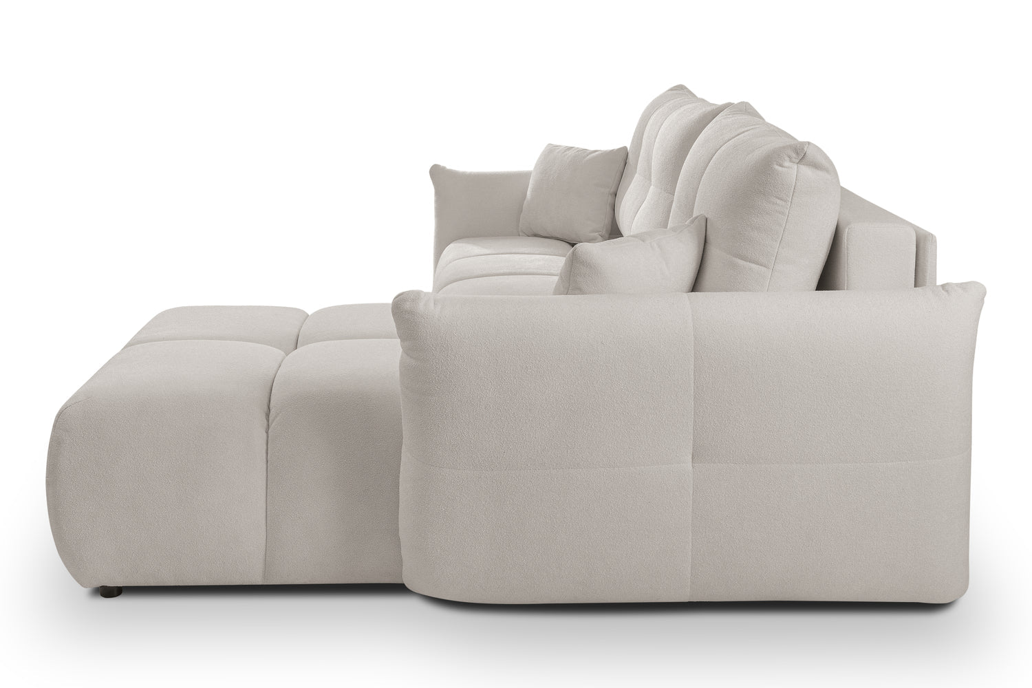Lask BASE Ecksofa mit Schlaffunktion – 257 x 177 cm – Links- oder Rechtskonfiguration