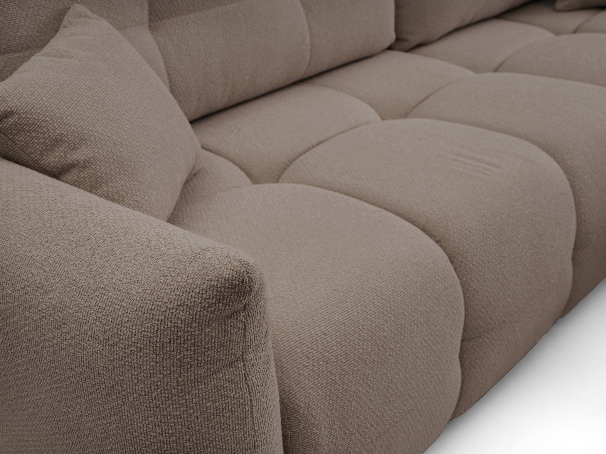 Lask BASE Ecksofa mit Schlaffunktion – 257 x 177 cm – Links- oder Rechtskonfiguration