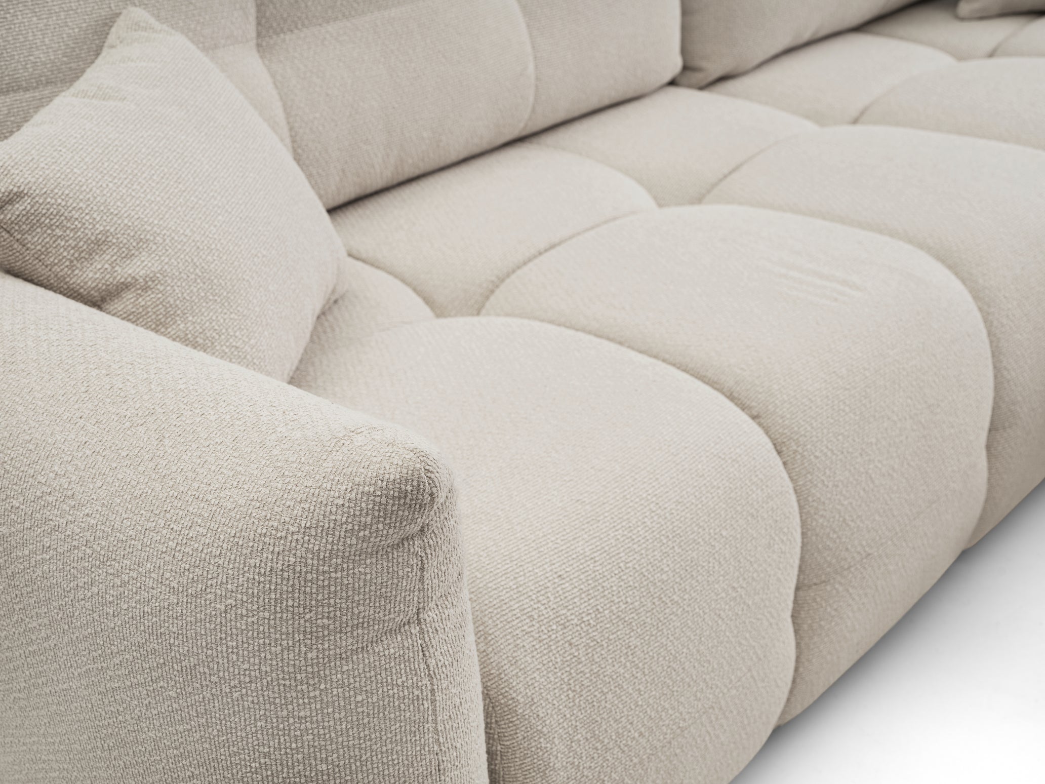 Lask BASE Ecksofa mit Schlaffunktion – 257 x 177 cm – Links- oder Rechtskonfiguration
