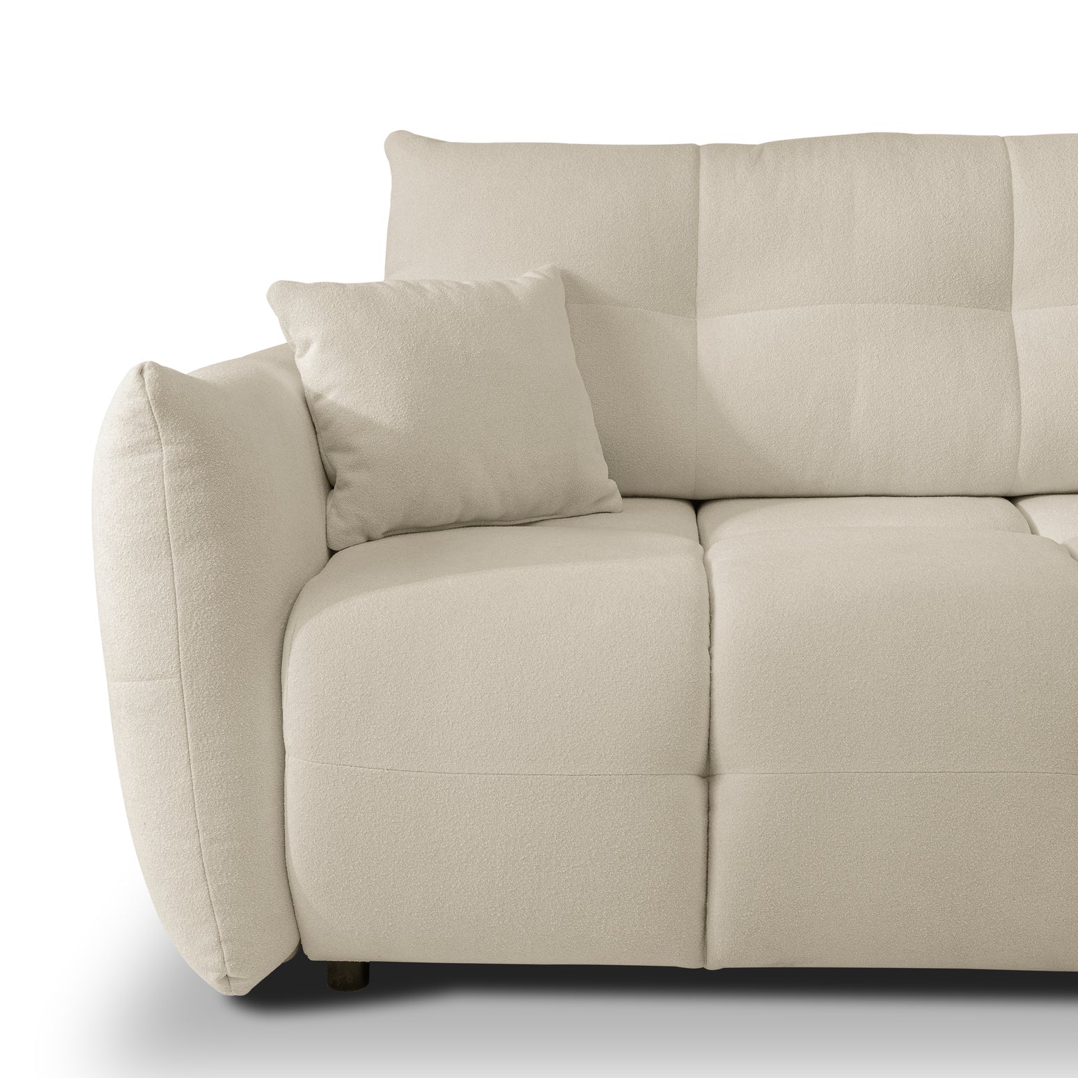 Lask BASE Ecksofa mit Schlaffunktion – 257 x 177 cm – Links- oder Rechtskonfiguration