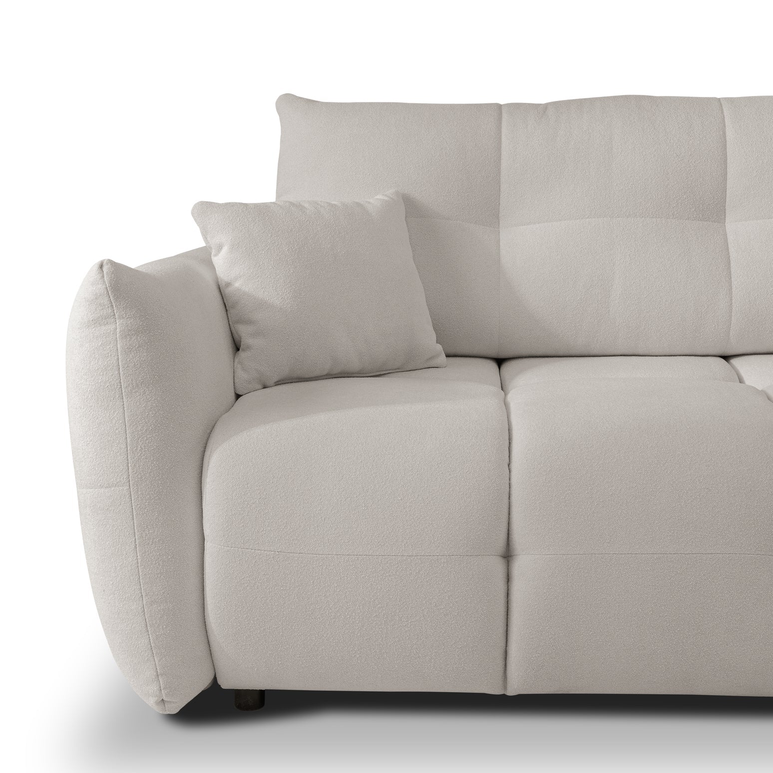 Lask BASE Ecksofa mit Schlaffunktion – 257 x 177 cm – Links- oder Rechtskonfiguration