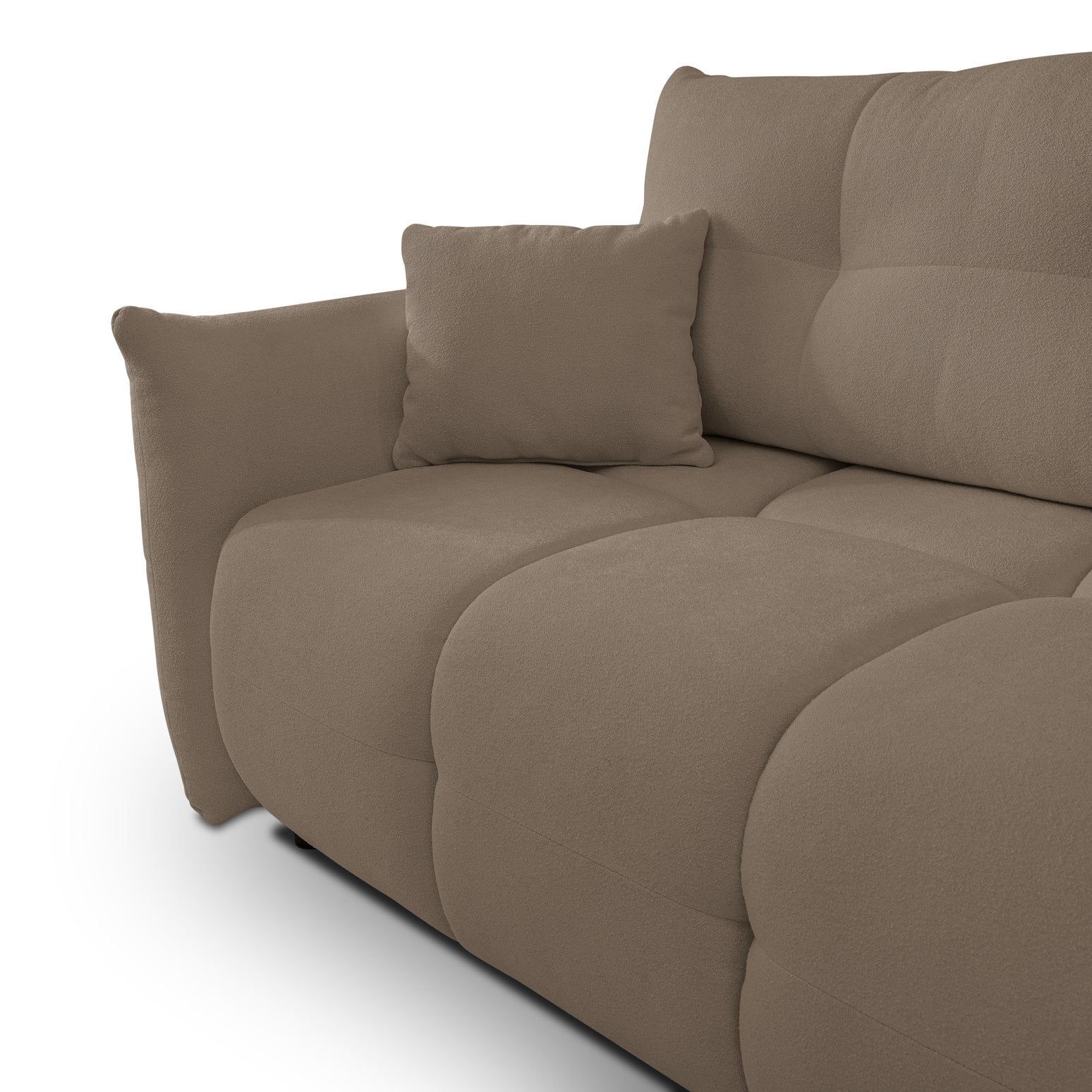 Lask BASE Ecksofa mit Schlaffunktion – 257 x 177 cm – Links- oder Rechtskonfiguration