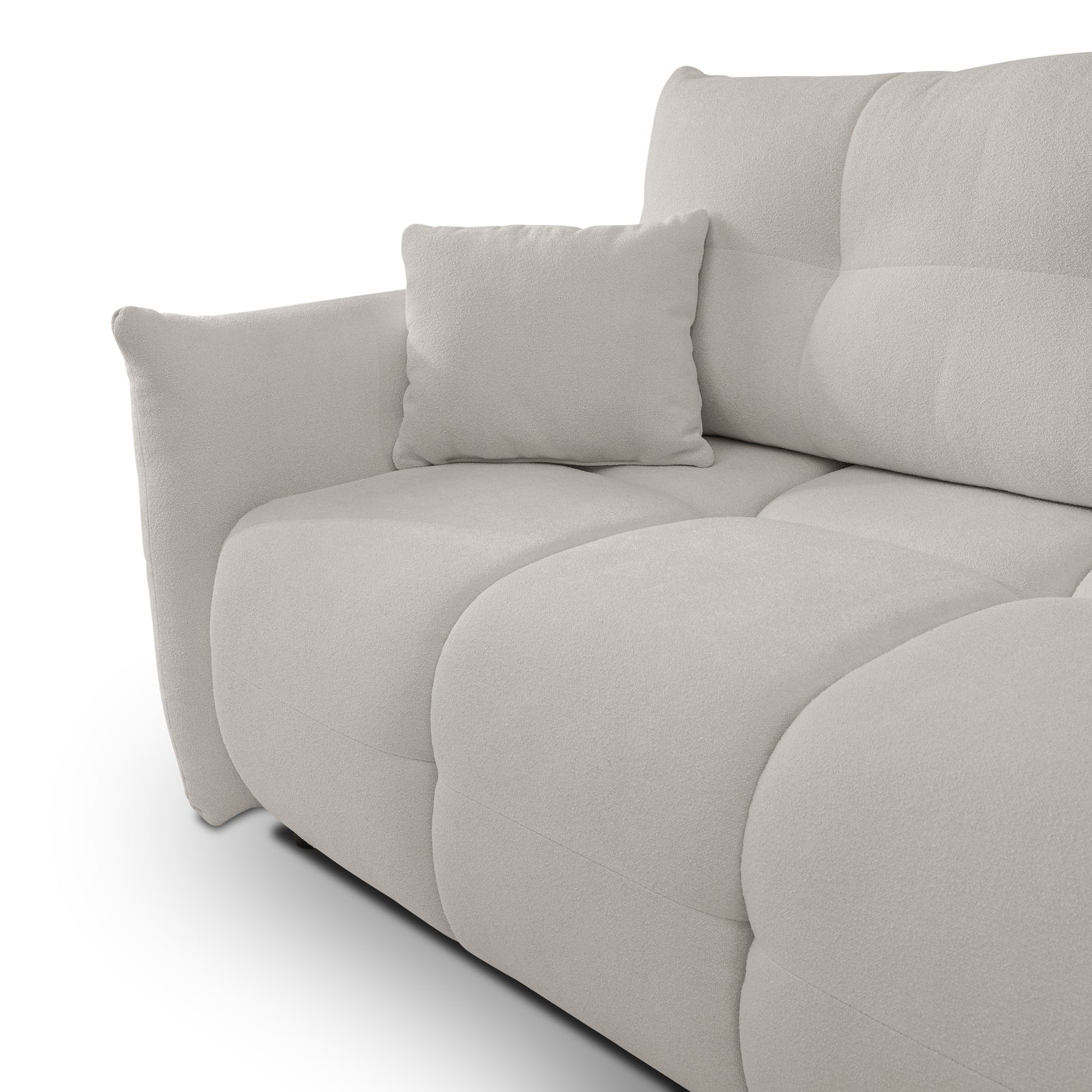 Lask BASE Ecksofa mit Schlaffunktion – 257 x 177 cm – Links- oder Rechtskonfiguration