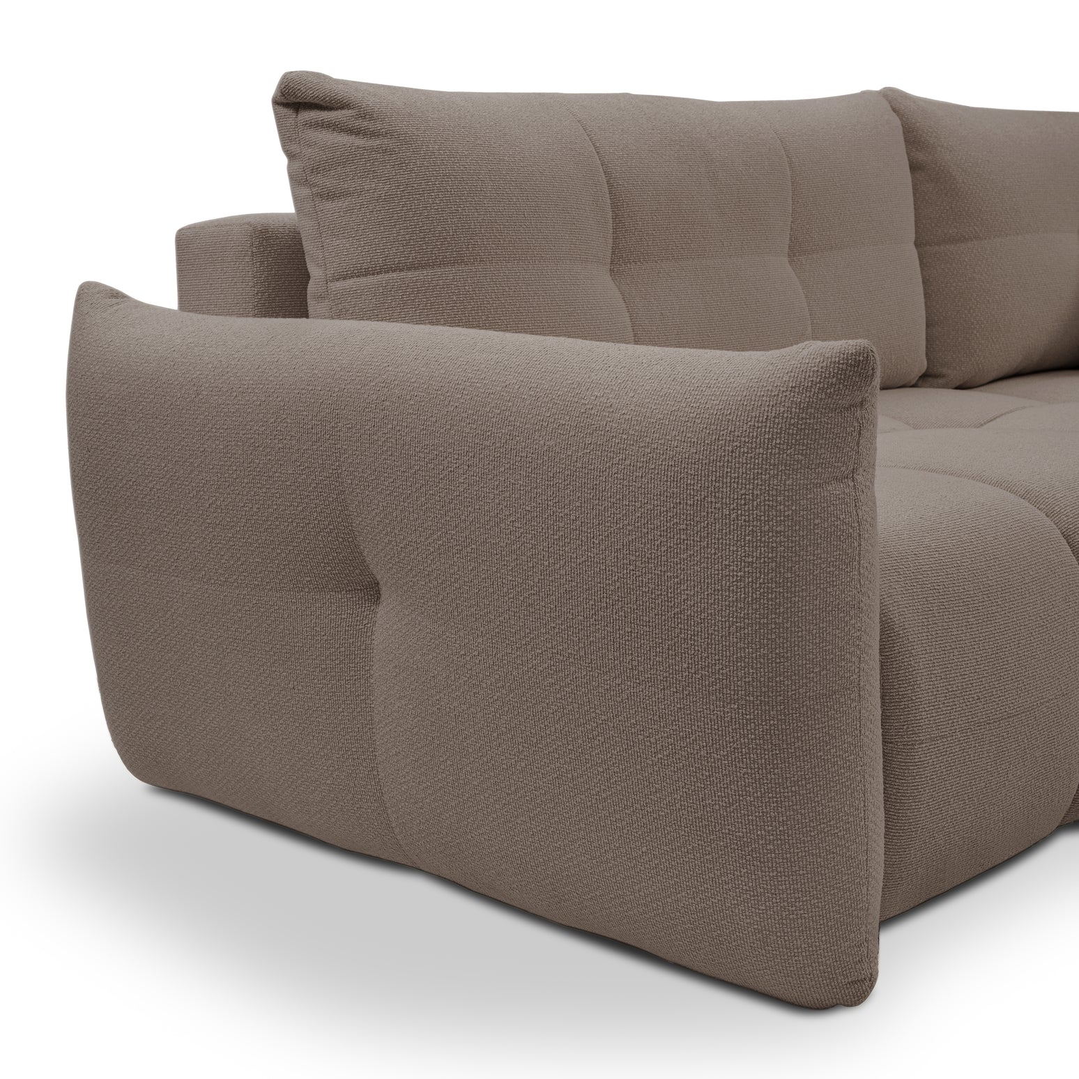 Lask BASE Ecksofa mit Schlaffunktion – 257 x 177 cm – Links- oder Rechtskonfiguration