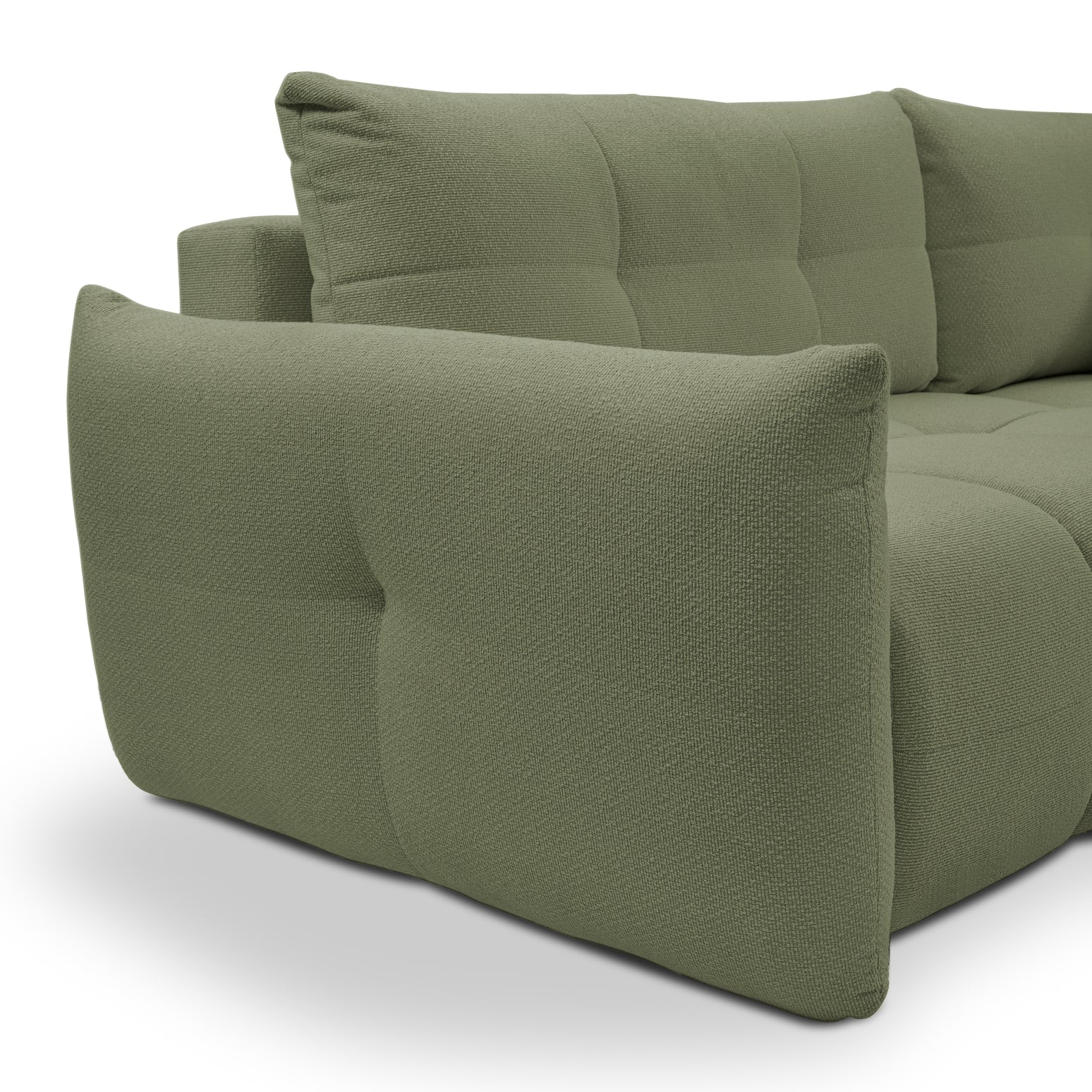 Lask BASE Ecksofa mit Schlaffunktion – 257 x 177 cm – Links- oder Rechtskonfiguration