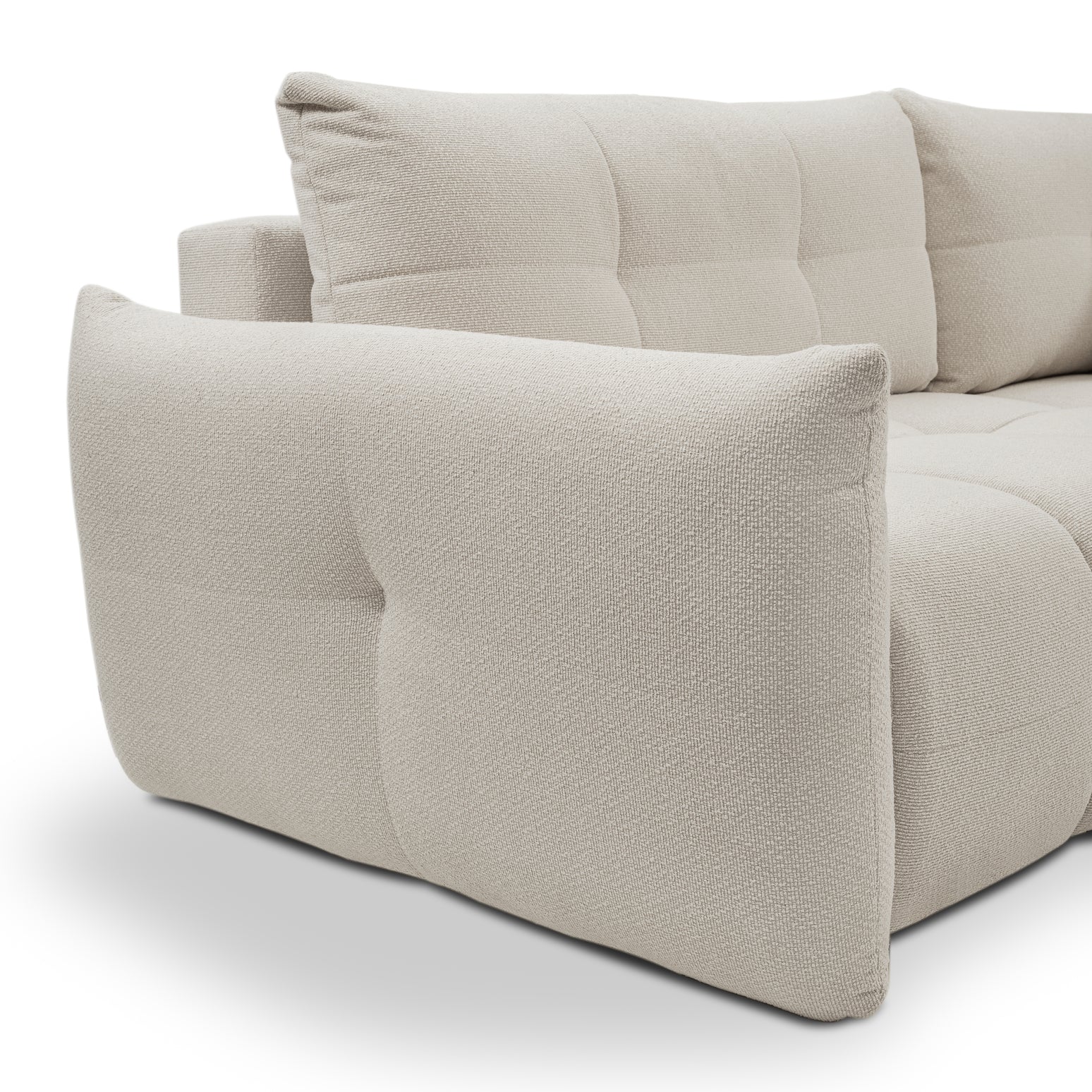 Lask BASE Ecksofa mit Schlaffunktion – 257 x 177 cm – Links- oder Rechtskonfiguration