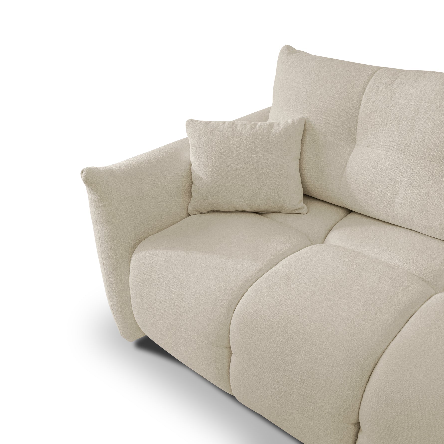 Lask BASE Ecksofa mit Schlaffunktion – 257 x 177 cm – Links- oder Rechtskonfiguration