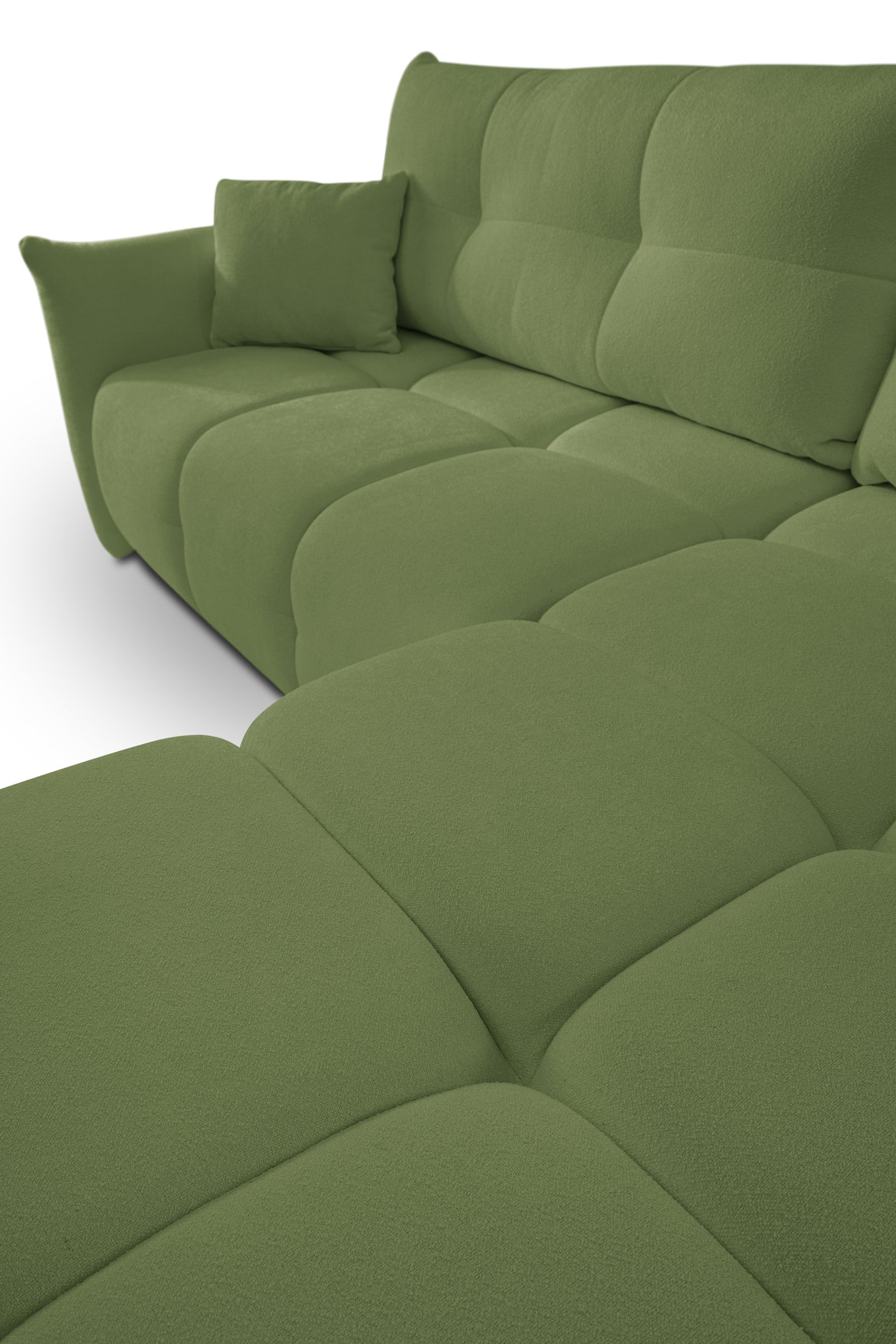 Lask BASE Ecksofa mit Schlaffunktion – 257 x 177 cm – Links- oder Rechtskonfiguration
